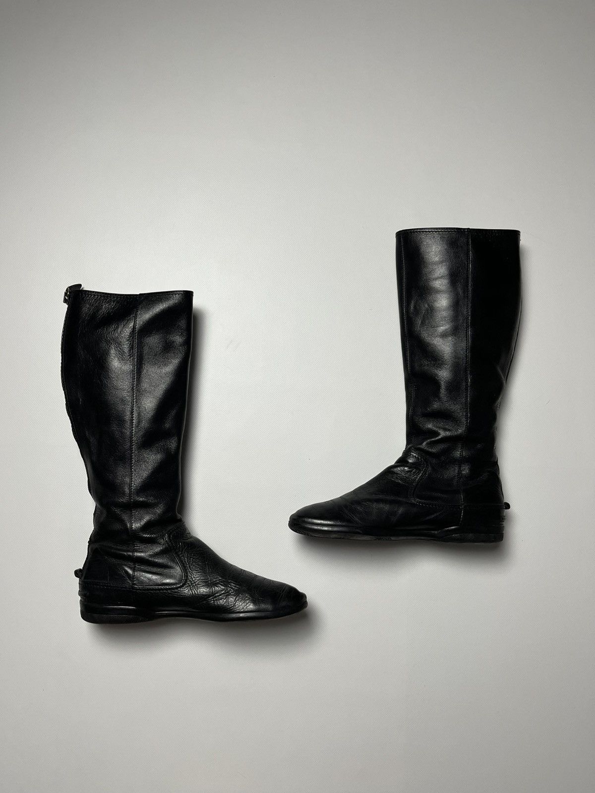 Gucci Gucci leather riding boots black vintage Size US 9 / IT 39 - 5 Thumbnail