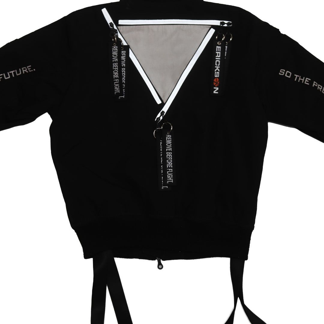 C2H4 C2H4 - FW14 Egocentrism Future MA1 Bomber Jacket - Black - M Size US M / EU 48-50 / 2 - 2 Thumbnail