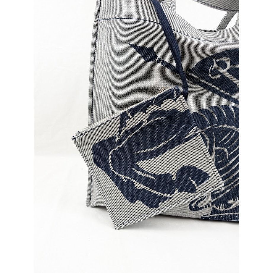 Burberry o1rshd1 Size : OS / Canvas Square Tote Bag in Multicolor Size ONE SIZE - 13 Thumbnail
