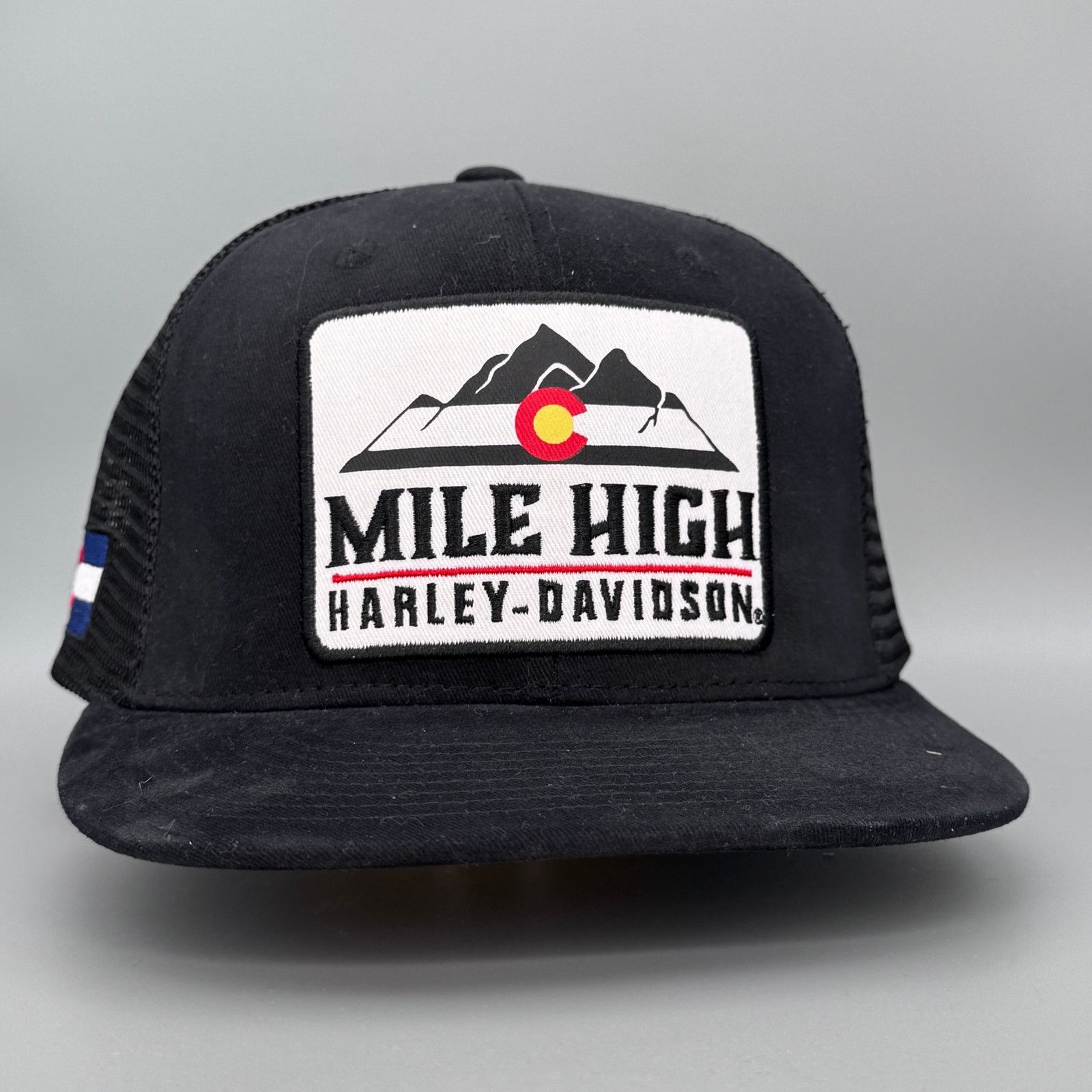 Harley Davidson Mile High Harley-Davidson 'PATCH' Mile High Custom Snapback Size ONE SIZE - 1 Thumbnail