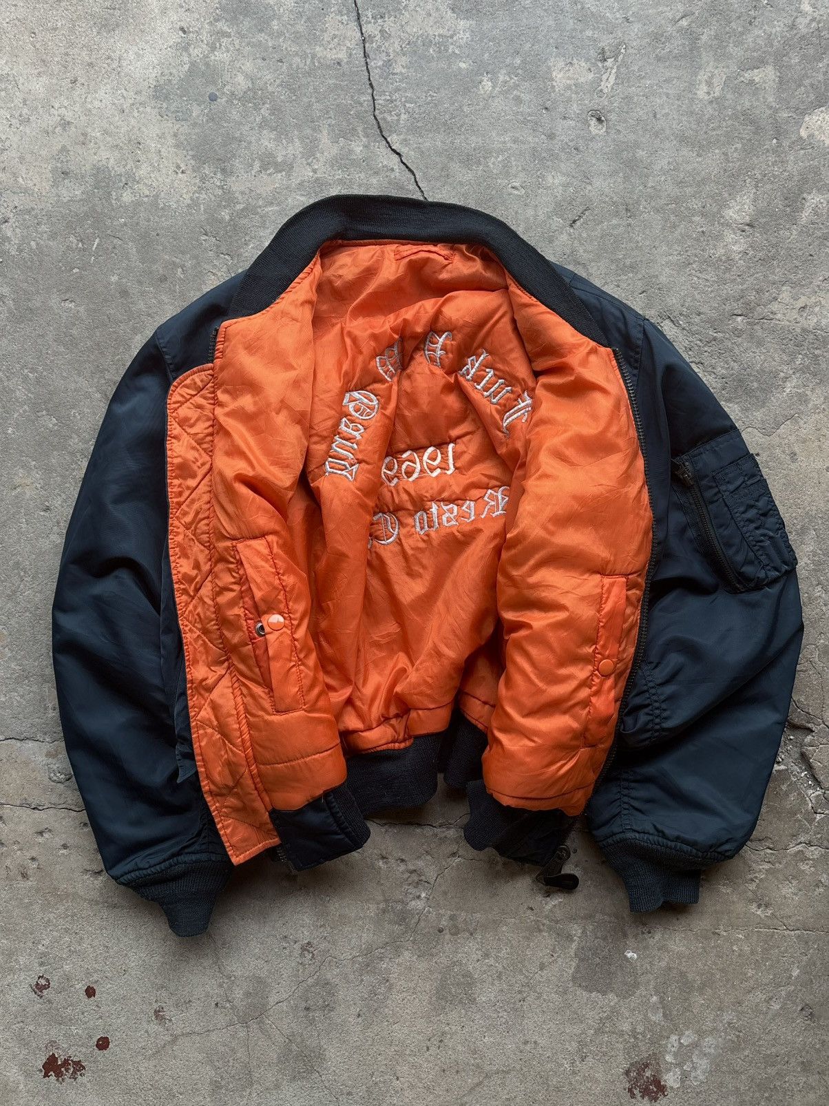 Alpha Industries Reversible MA-1 Bomber Jacket Size L Size US L / EU 52-54 / 3 - 4 Thumbnail