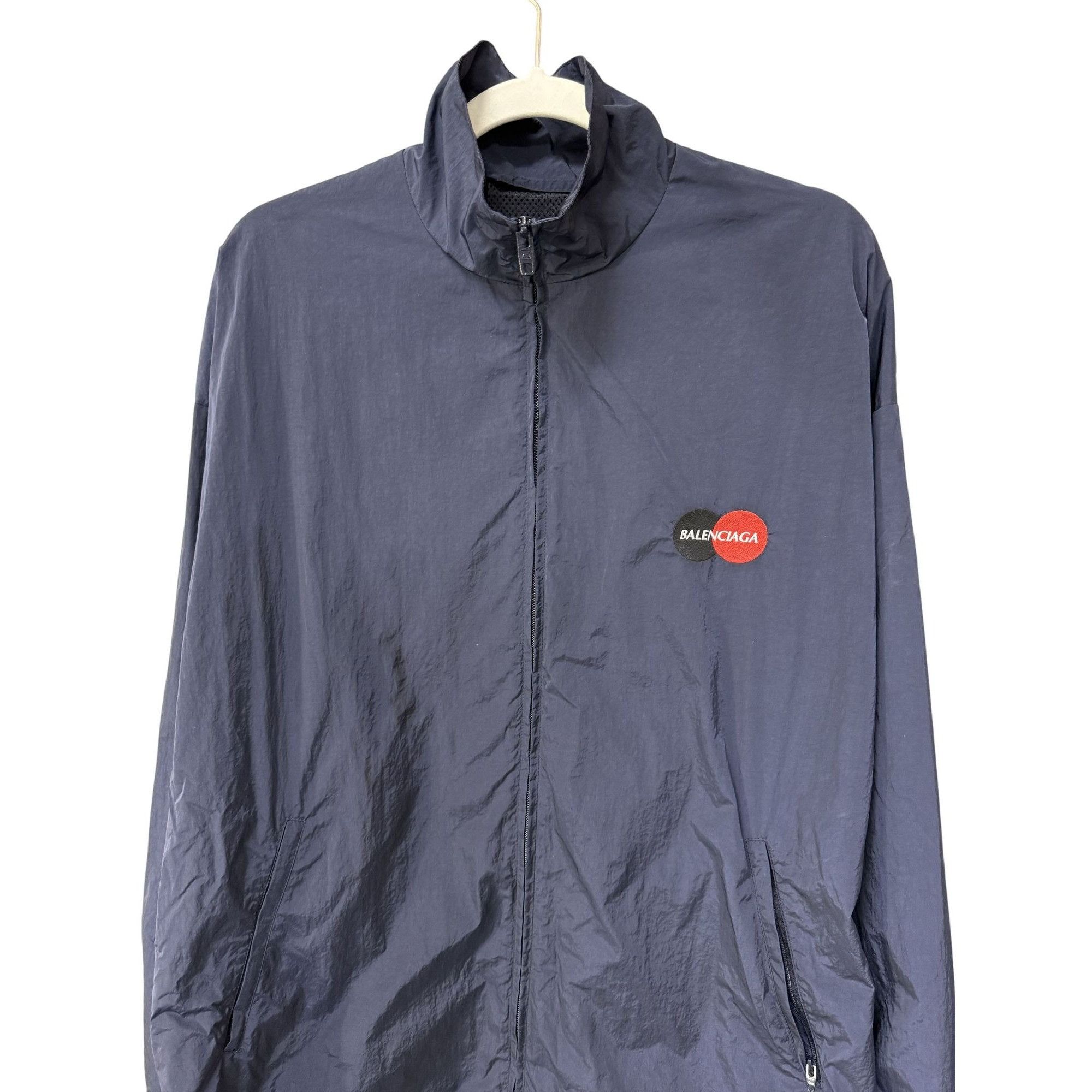 Balenciaga Balenciaga Mens Lightweight Zip-Up Windbreaker Jacket With L Size US M / EU 48-50 / 2 - 3 Thumbnail