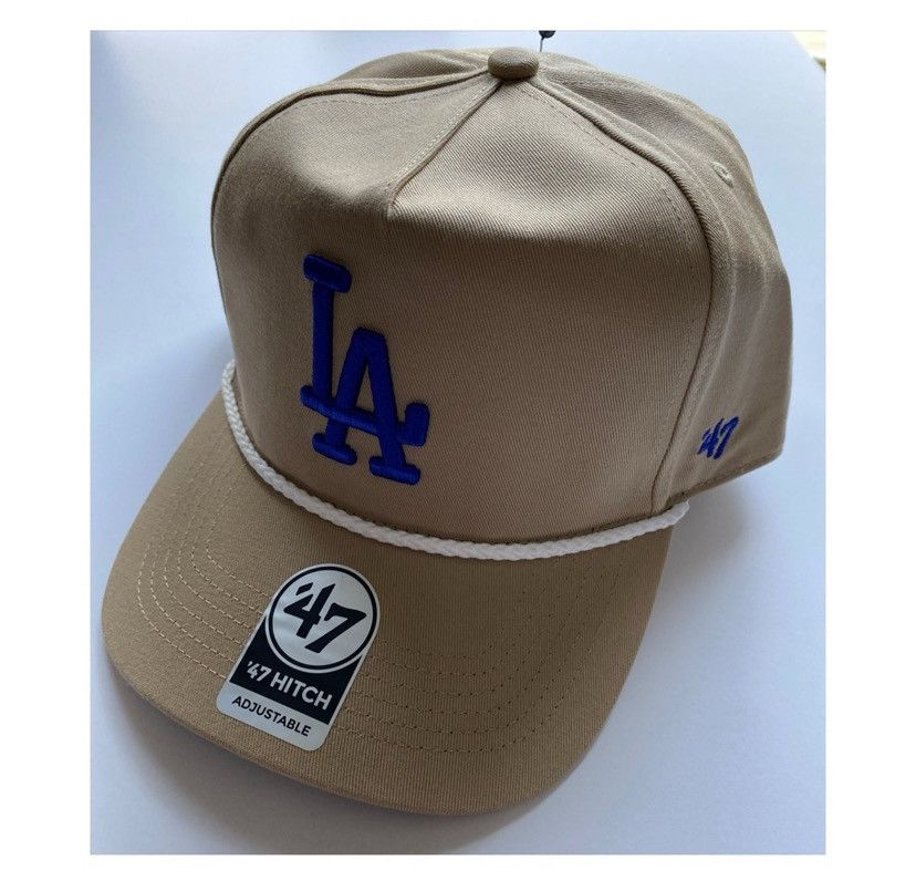 47 Brand LA Dodgers Core Classic Rope Beige Hitch Snapback Hat New! Size ONE SIZE - 1 Thumbnail