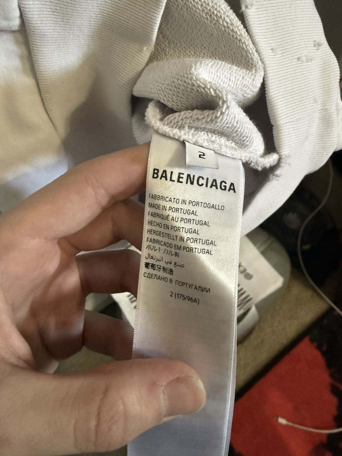 Balenciaga Balenciaga pierced sweatshirt Size US M / EU 48-50 / 2 - 6 Thumbnail