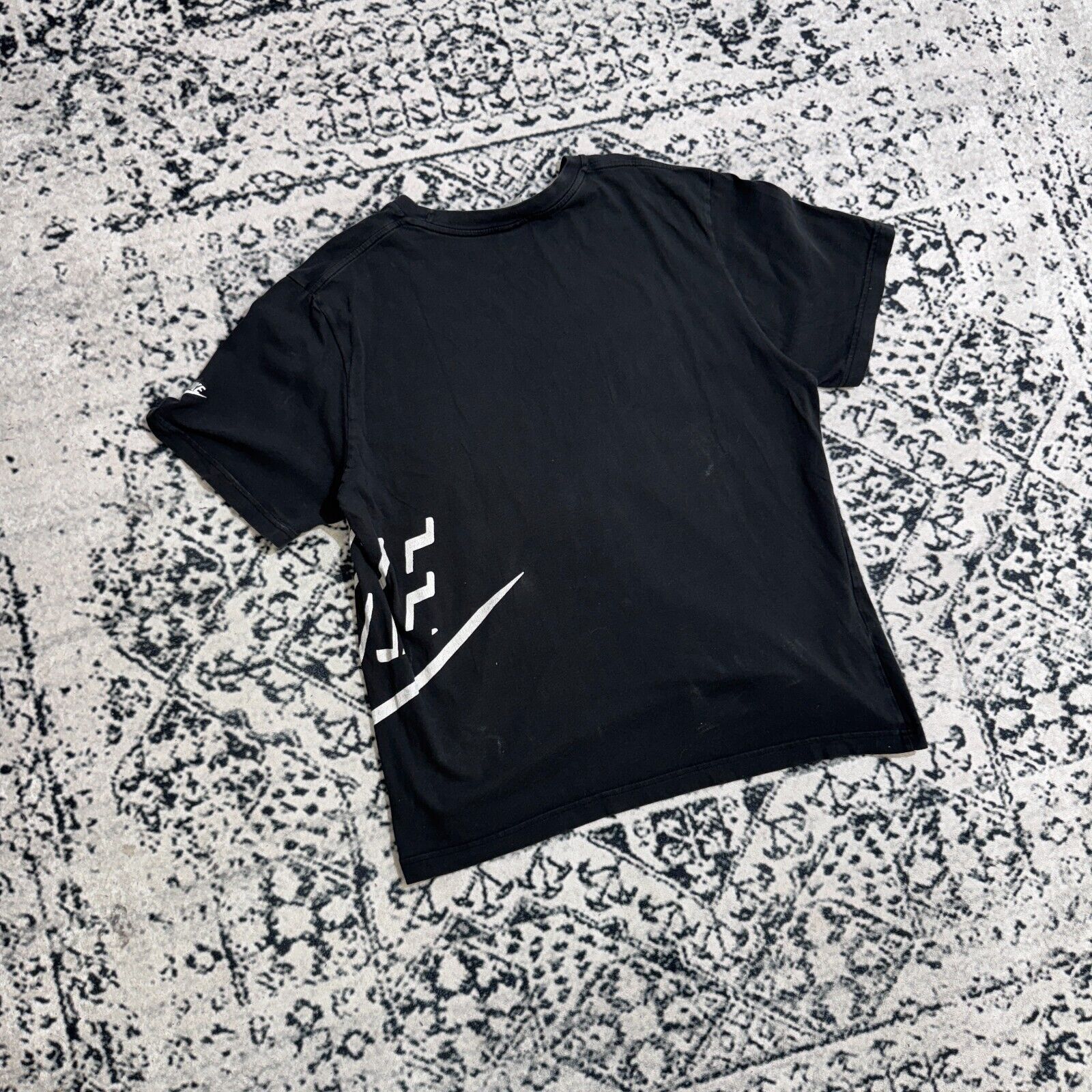 Nike × Vintage Nike Gray Cotton T-Shirt Size XL Spellout Center Swoosh 90s Size US XL / EU 56 / 4 - 11 Thumbnail