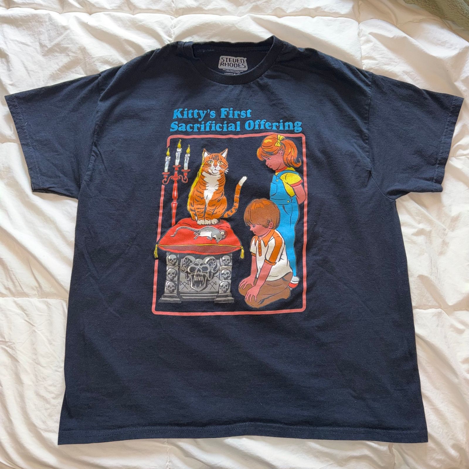 Rhodes Steven Rhodes Kittys First Sacrificial Offering T Shirt XL Size US XL / EU 56 / 4 - 1 Thumbnail