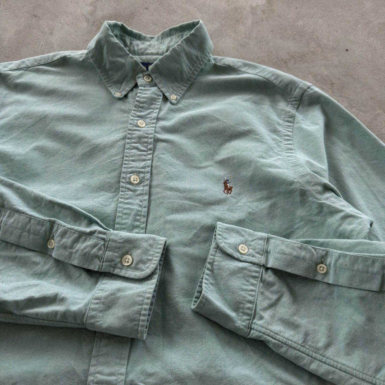 Polo Ralph Lauren Ralph Lauren Slim L Light Green Button Shirt Size US L / EU 52-54 / 3 - 4 Thumbnail