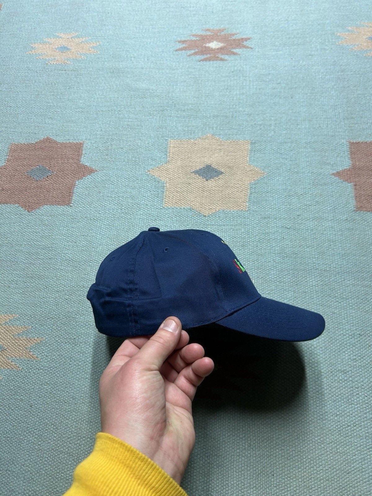 Vintage Vtg hat Skagway Alaska stars Big Dipper flag navy rainbow Size ONE SIZE - 8 Thumbnail