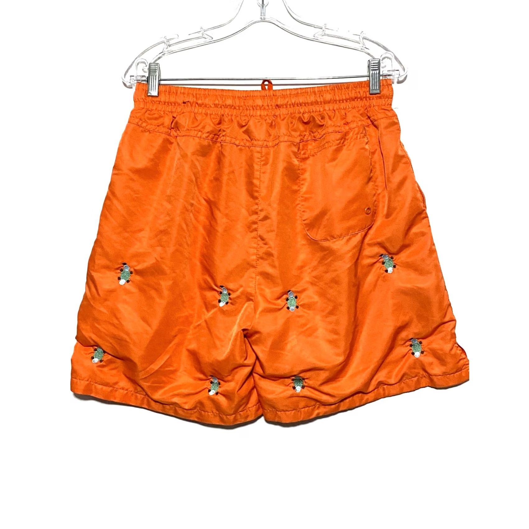 Vintage VINTAGE Driptition Orange Novelty Shorts Mens M Water Animal Beaver Otter Size US 31 - 2 Thumbnail
