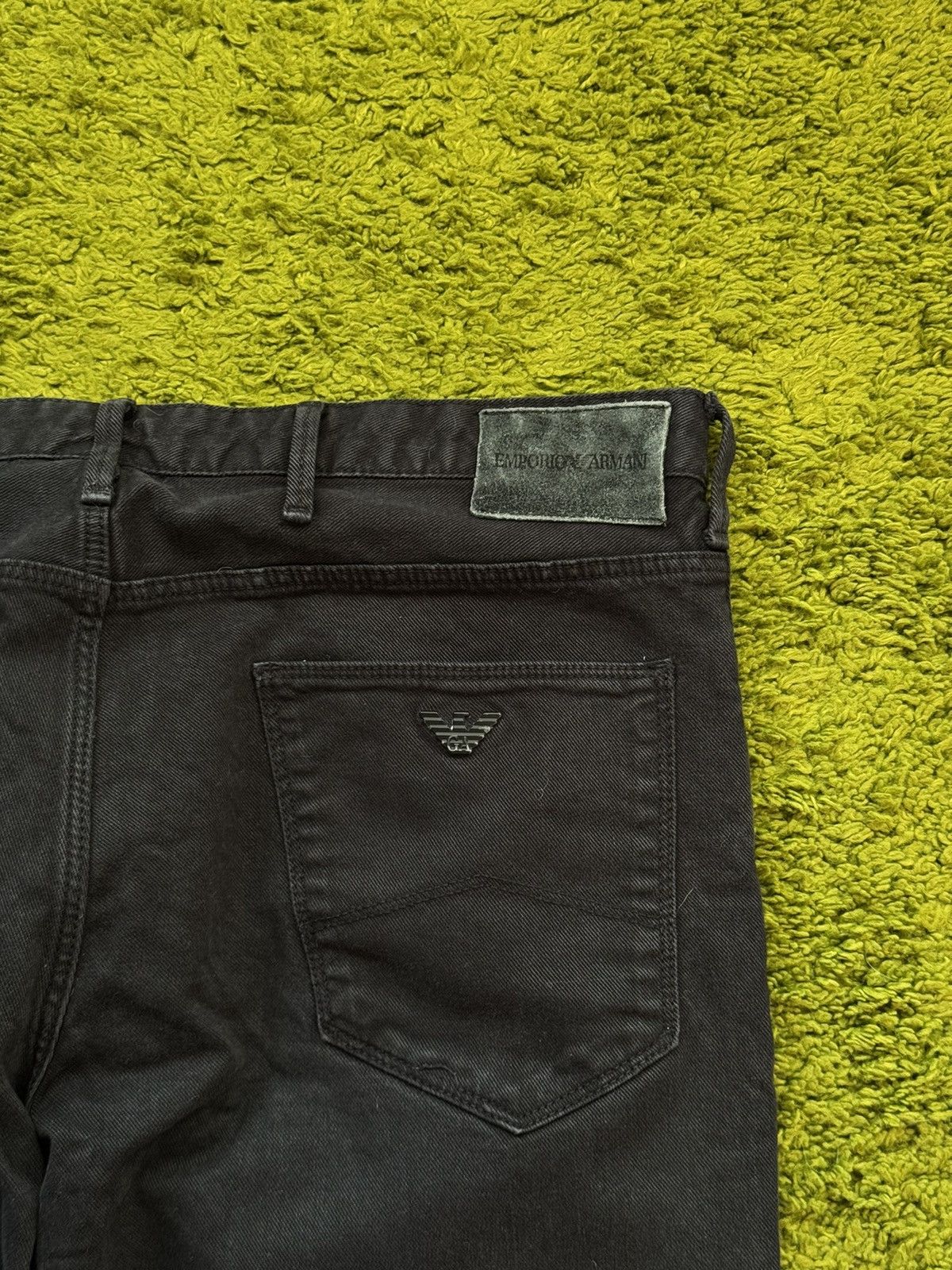 Emporio Armani Emporio Armani black skinny jeans denim pants Size US 34 / EU 50 - 3 Thumbnail