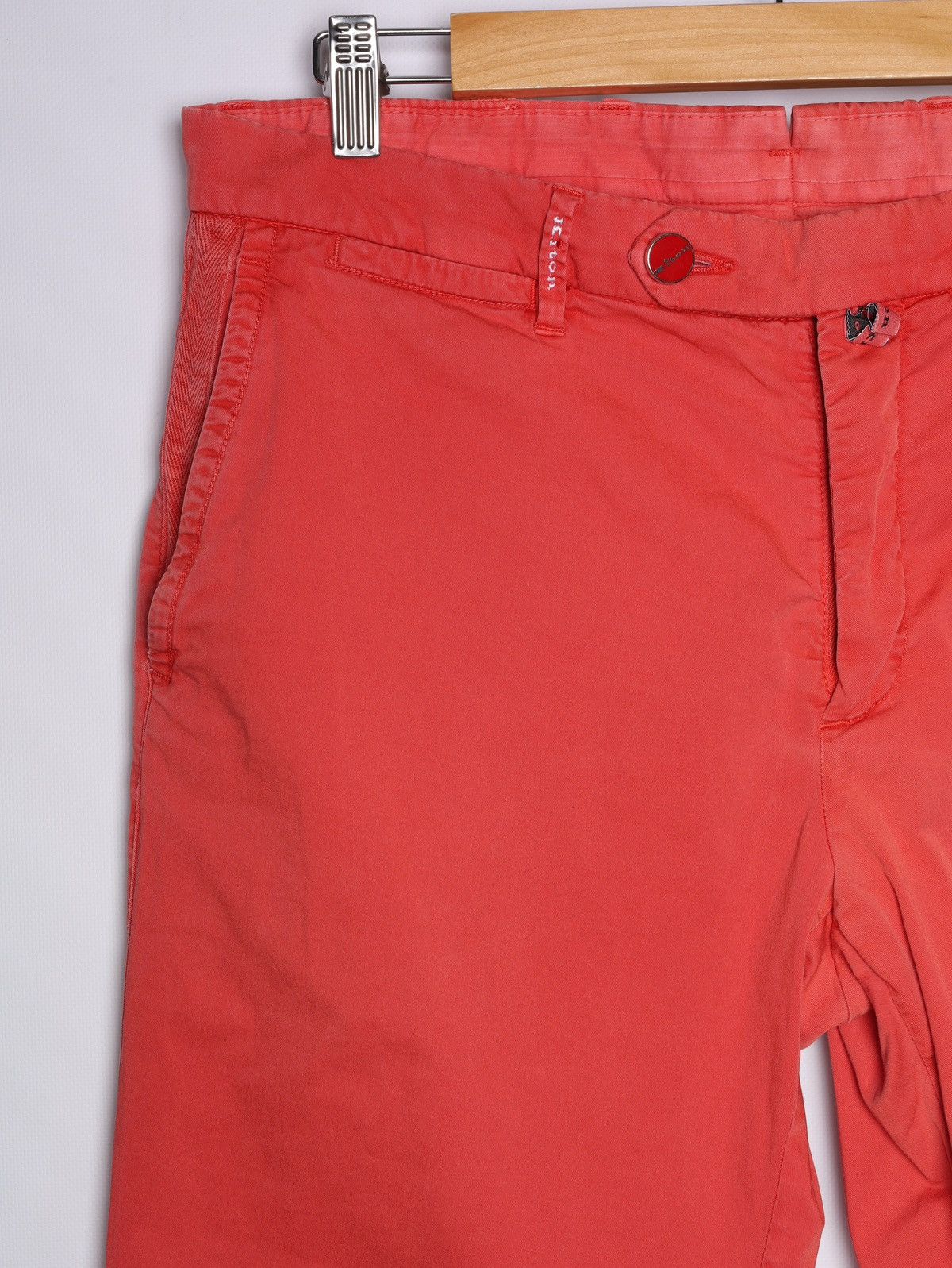 Kiton Kiton Napoli Coral Cotton Pants Trousers Size US 34 / EU 50 - 9 Thumbnail