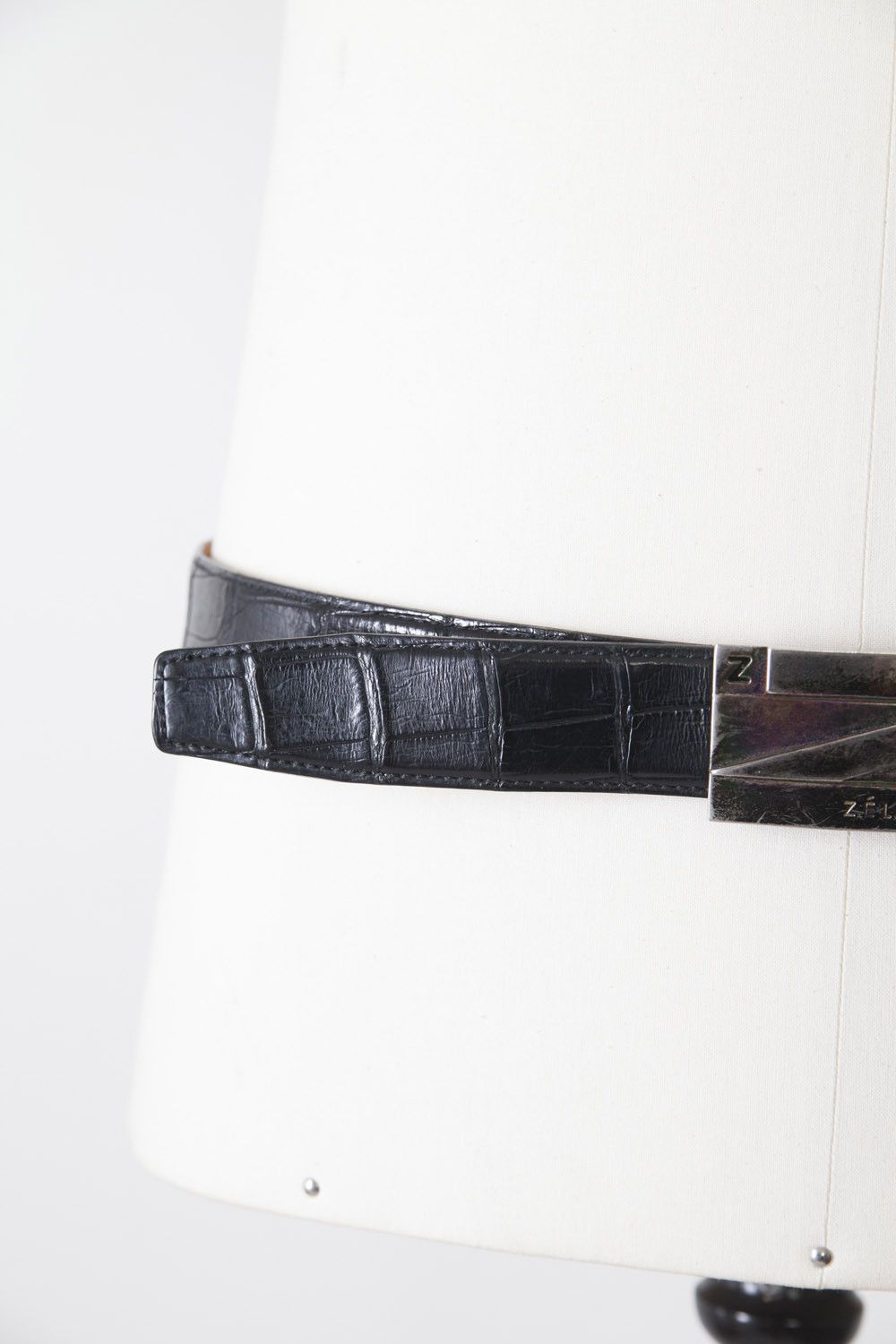 Other Zéle Paris crocodile belt w/ buckles Size 30 - 2 Thumbnail