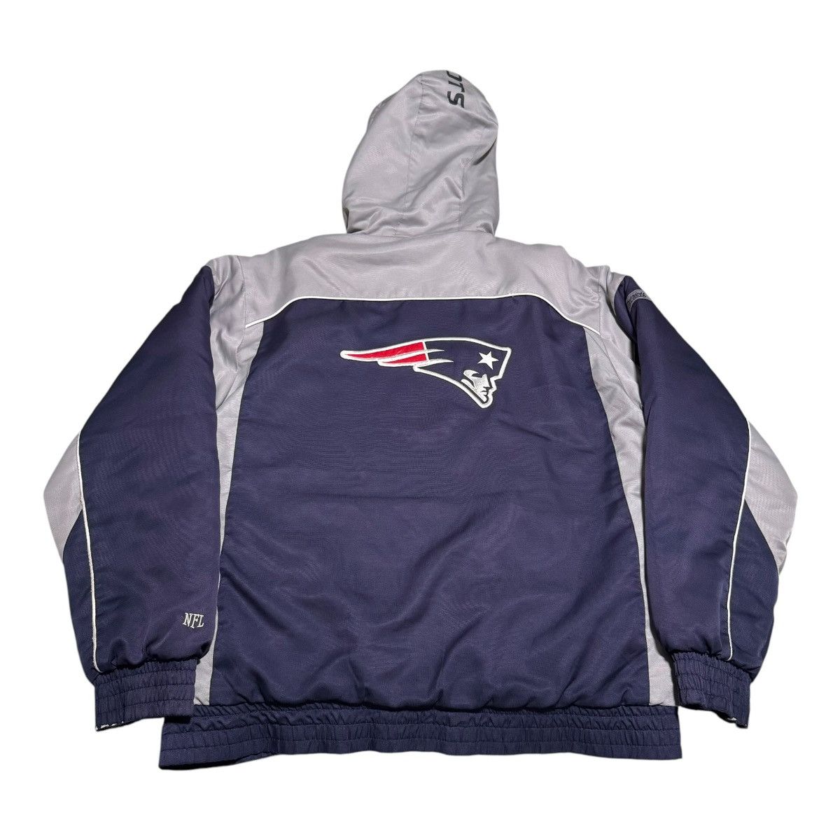 NFL NFL New England Patriots Full Zip Hooded Jacket Adult XL Size US XL / EU 56 / 4 - 4 Thumbnail