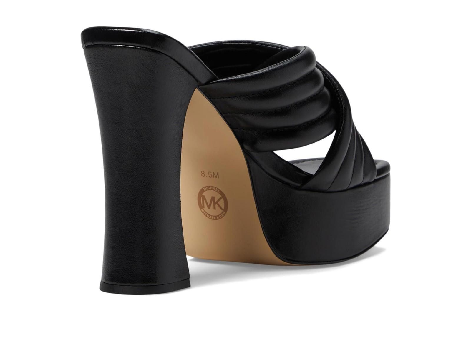 Michael Kors Michael Kors Portia Platform Sandal Quilted Slip On Shoes Size US 10 / IT 40 - 2 Thumbnail