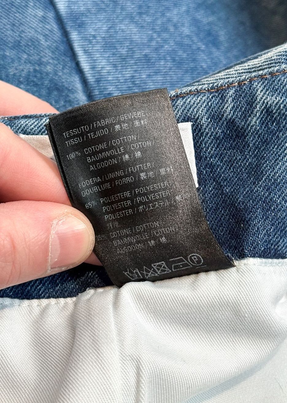 Balenciaga Balenciaga 2018 Blue Denim Mermaid Cut Mid-length Skirt Size 26" / US 2 / IT 38 - 6 Thumbnail