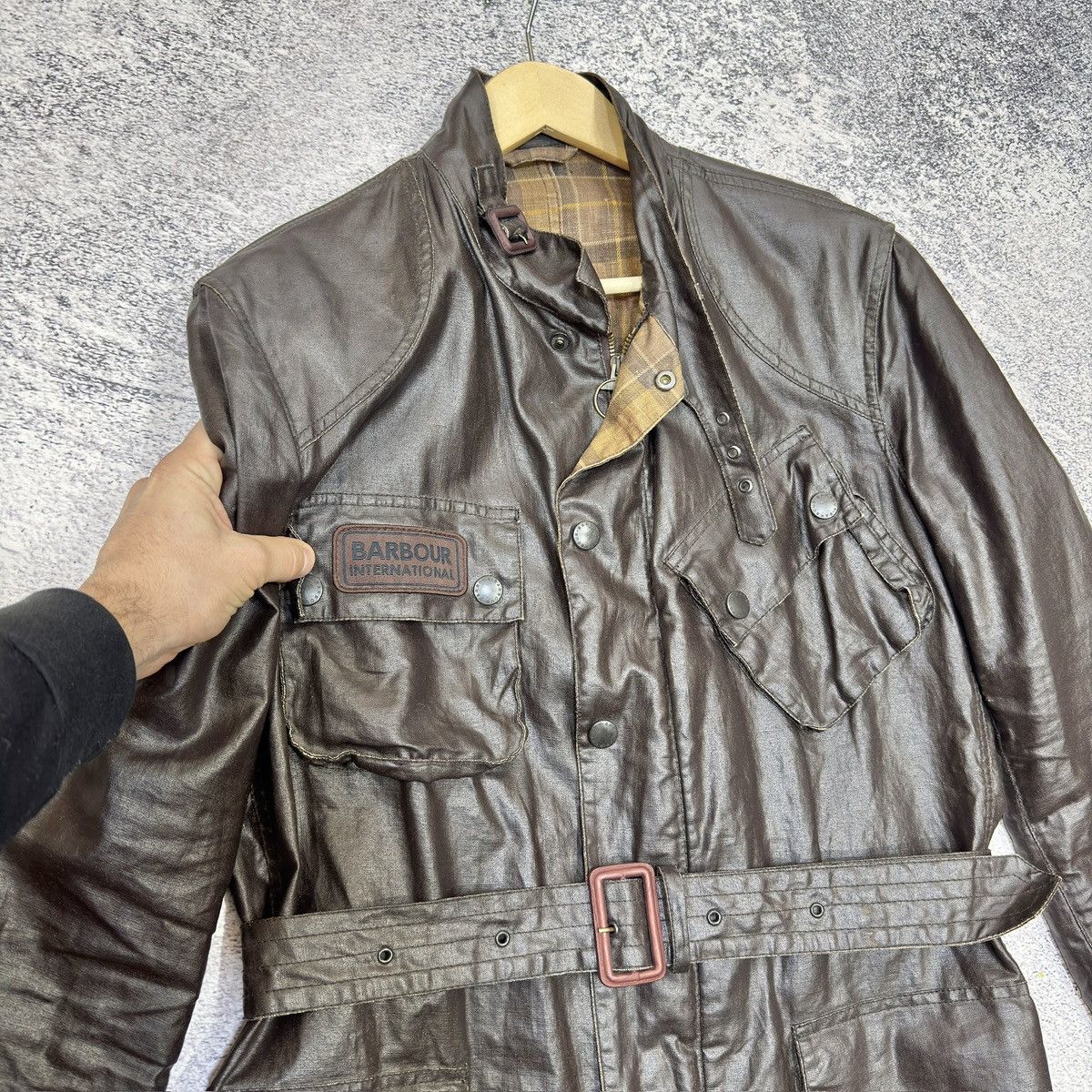 Barbour Barbour International Neander Brown M size Size US M / EU 48-50 / 2 - 4 Thumbnail