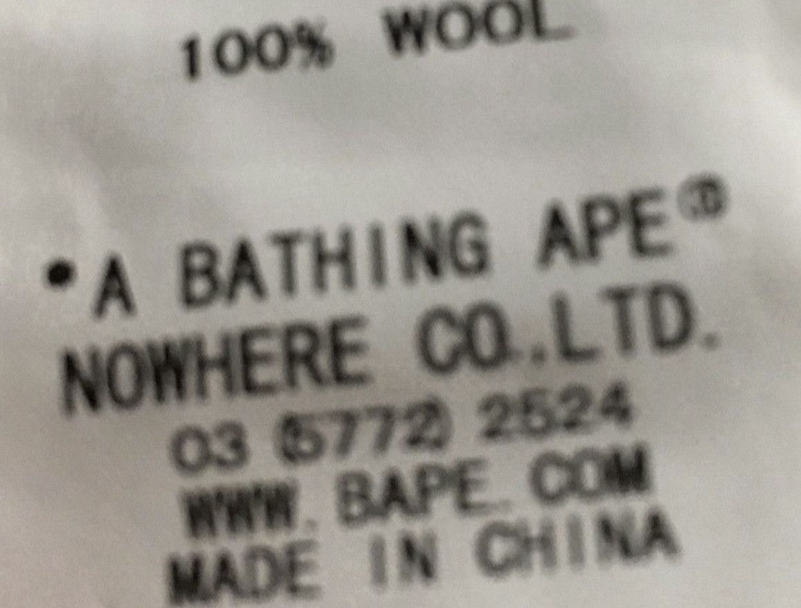 Bape Bape wool cardigan thick sweater Size S / US 4 / IT 40 - 6 Thumbnail