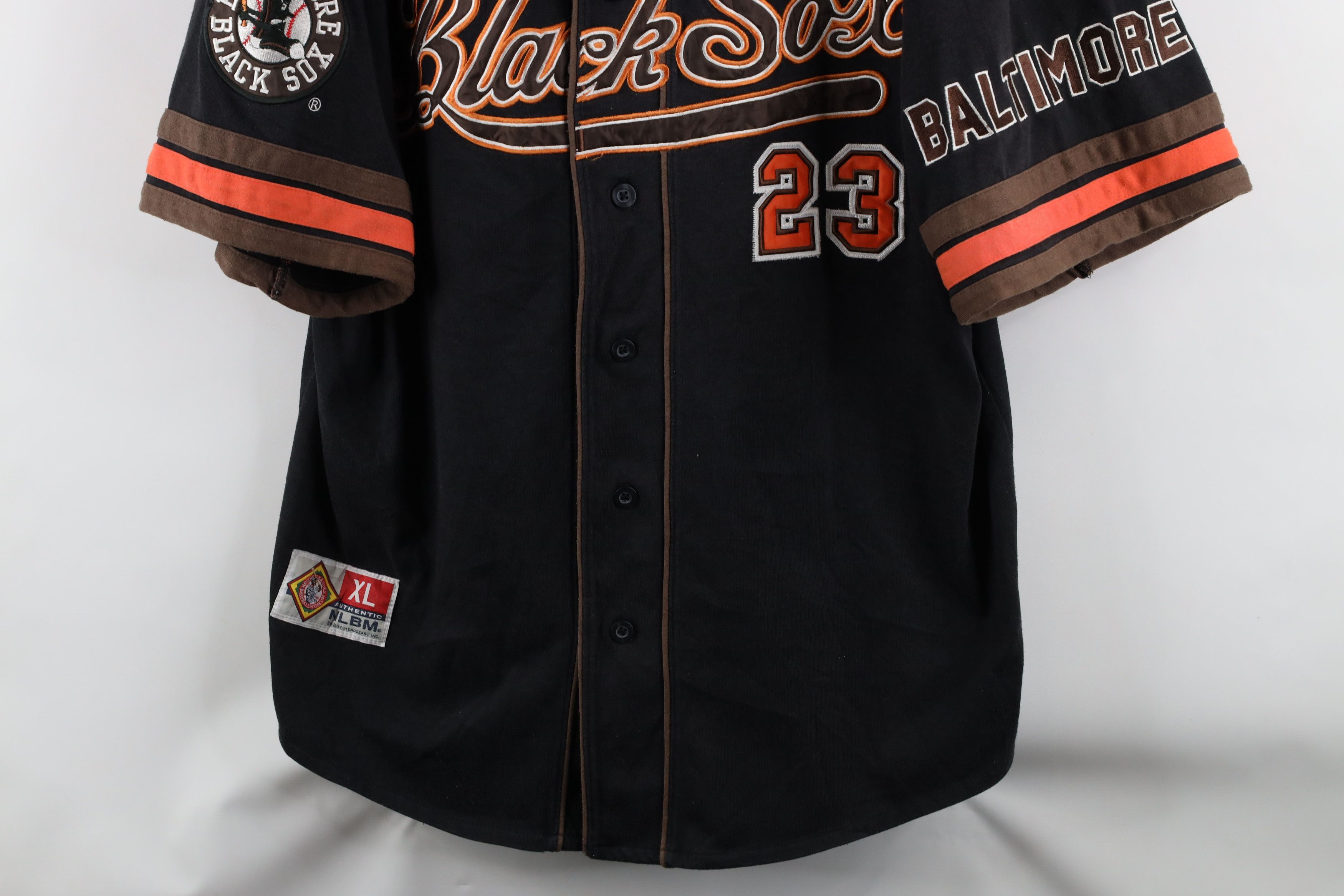 Vintage Vintage 90s League Baltimore Black Sox Baseball Jersey Black Size US XL / EU 56 / 4 - 3 Thumbnail