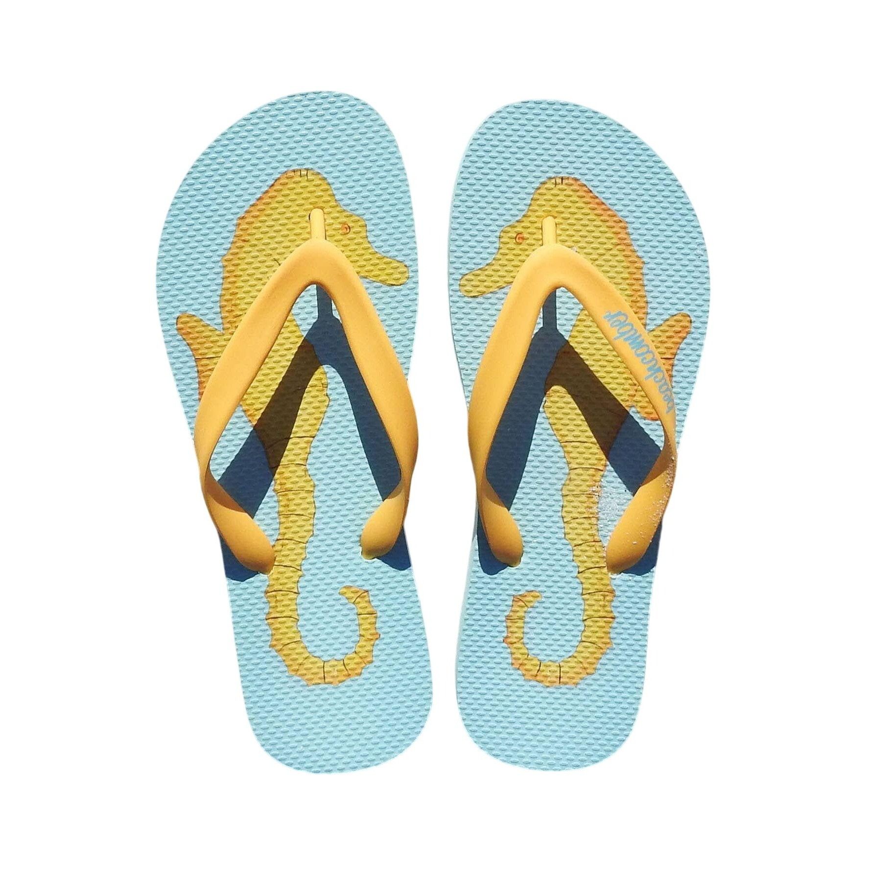 Other Beachcomber Blue Water Seahorse Flip Flops Size 12 Mens Sand Size US 12 / EU 45 - 1 Preview