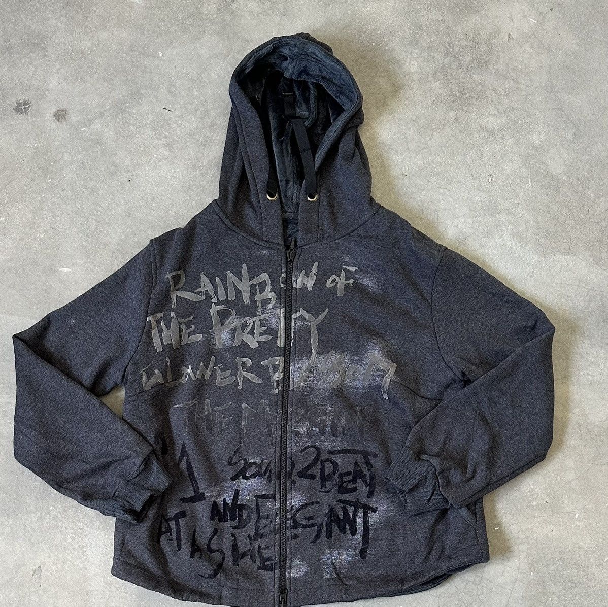 Japanese Brand VINTAGE JAPANESE ART PAINTER VELVET HOODIE Size US M / EU 48-50 / 2 - 1 Thumbnail