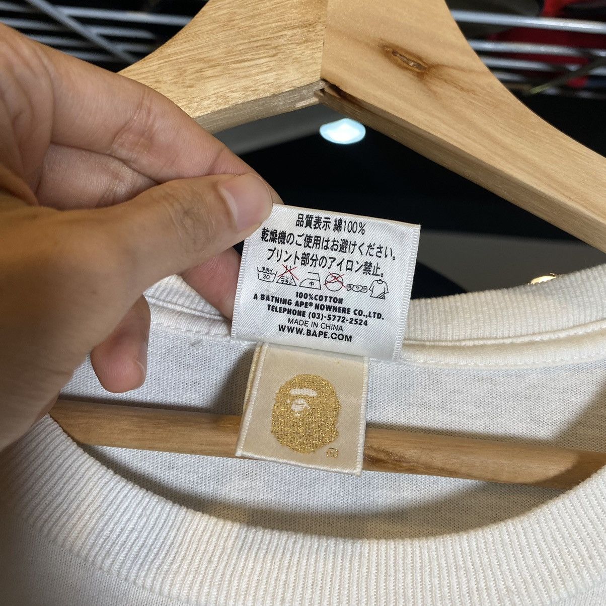 Bape AW12 Ski Tee Size US M / EU 48-50 / 2 - 11 Thumbnail