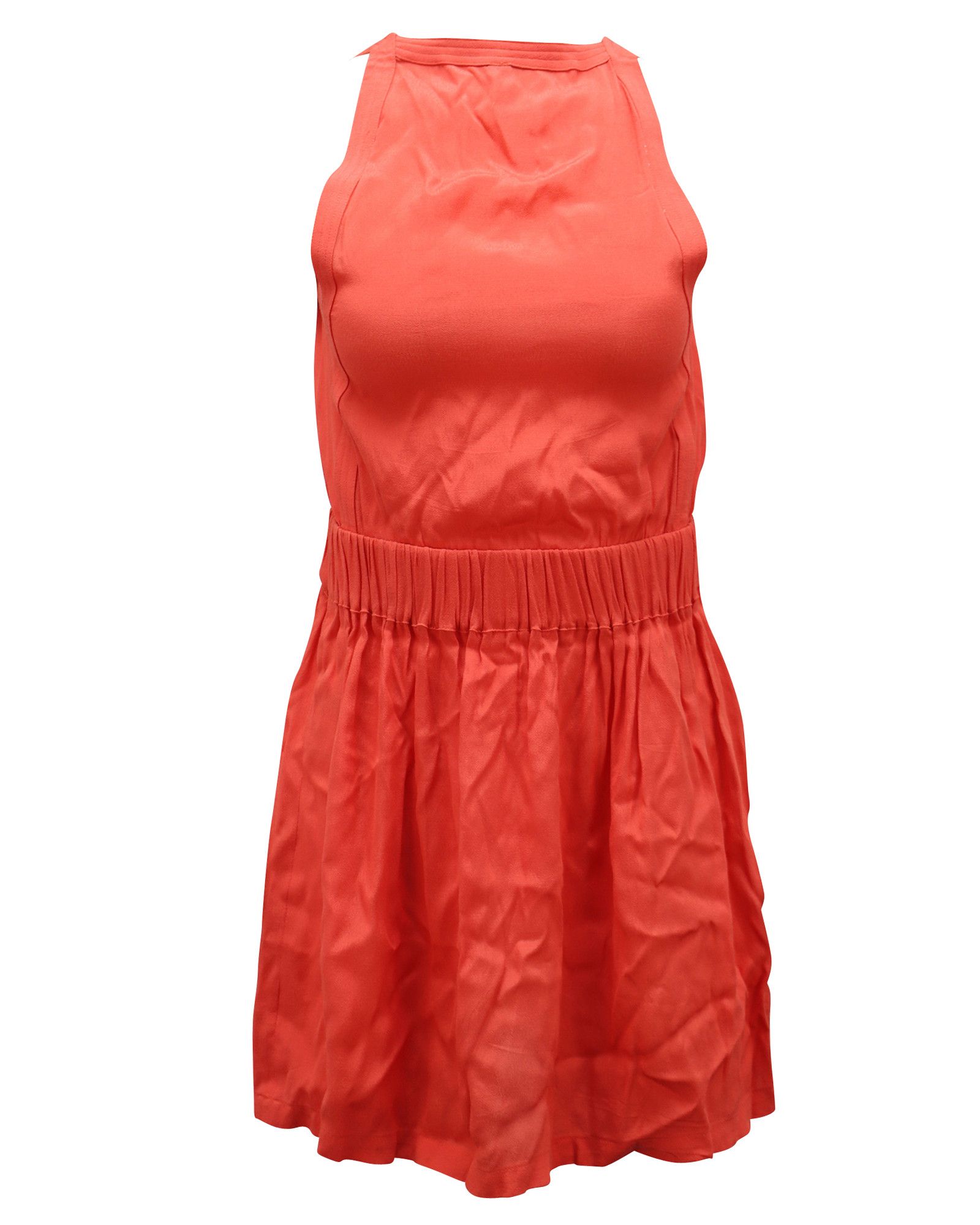 Iro Iro Mini Dress in Coral Viscose Size XS / US 0-2 / IT 36-38 - 1 Thumbnail