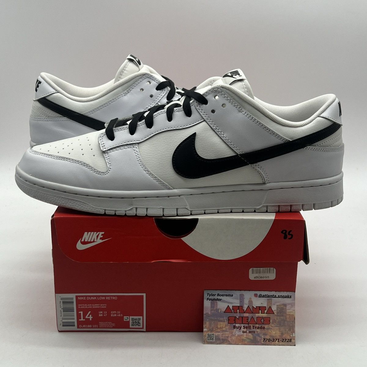 Nike Nike dunk low reverse panda Size US 14 / EU 47 - 1 Thumbnail