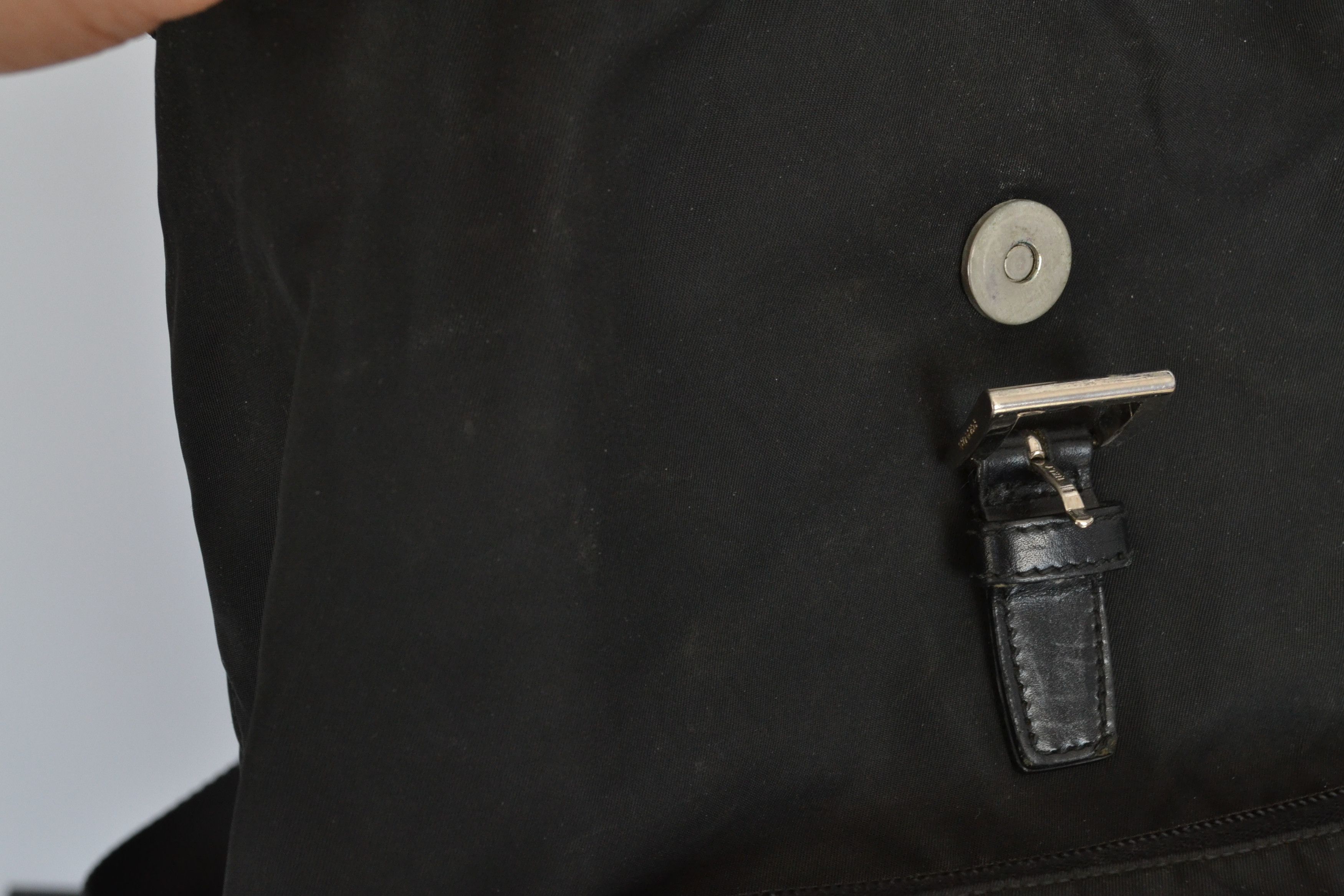Prada PRADA Backpack Bag Sport Nylon Leather Black Pockets Size ONE SIZE - 17 Thumbnail