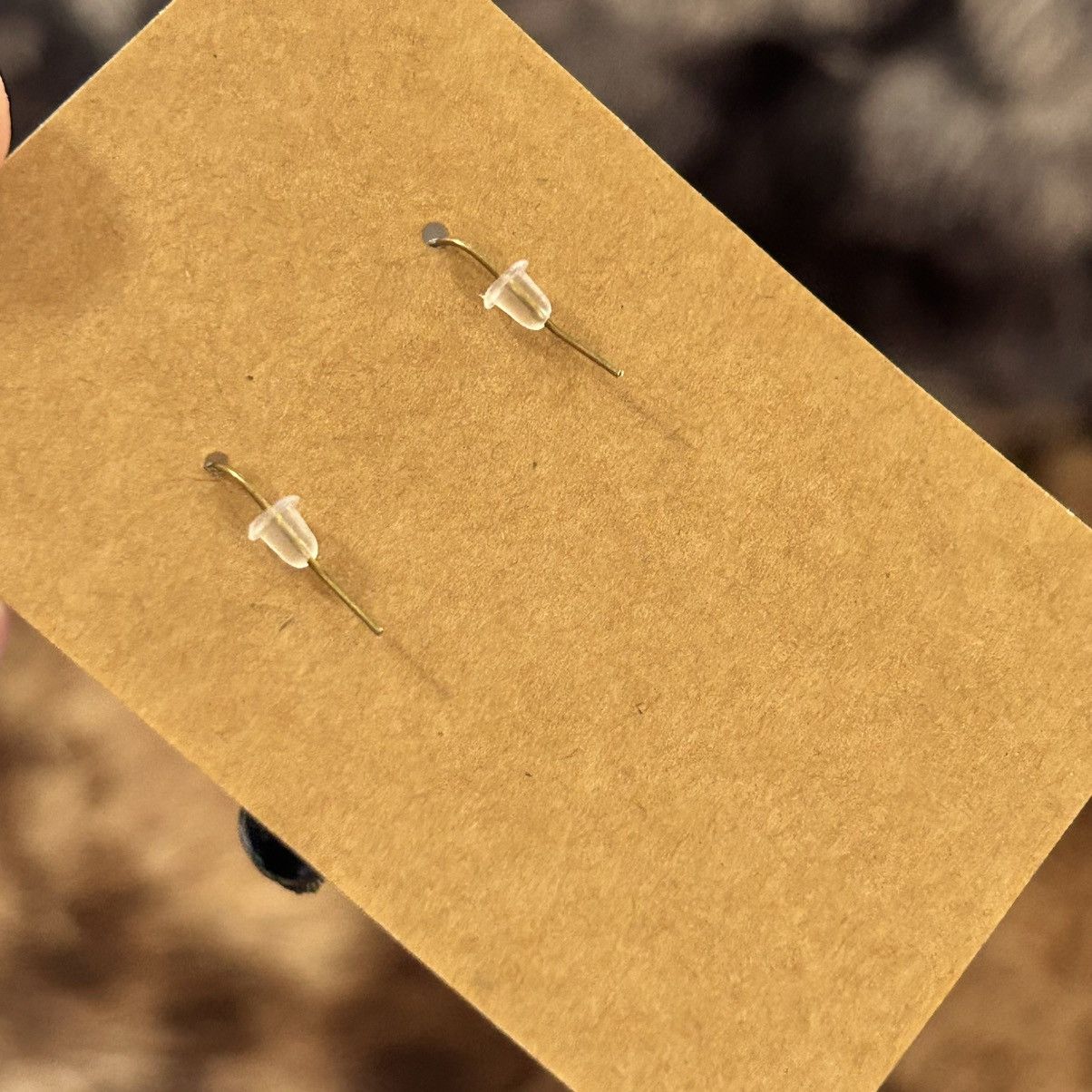 Handmade Handcrafted vintage bead cat eye glass barrels earrings Size ONE SIZE - 4 Thumbnail
