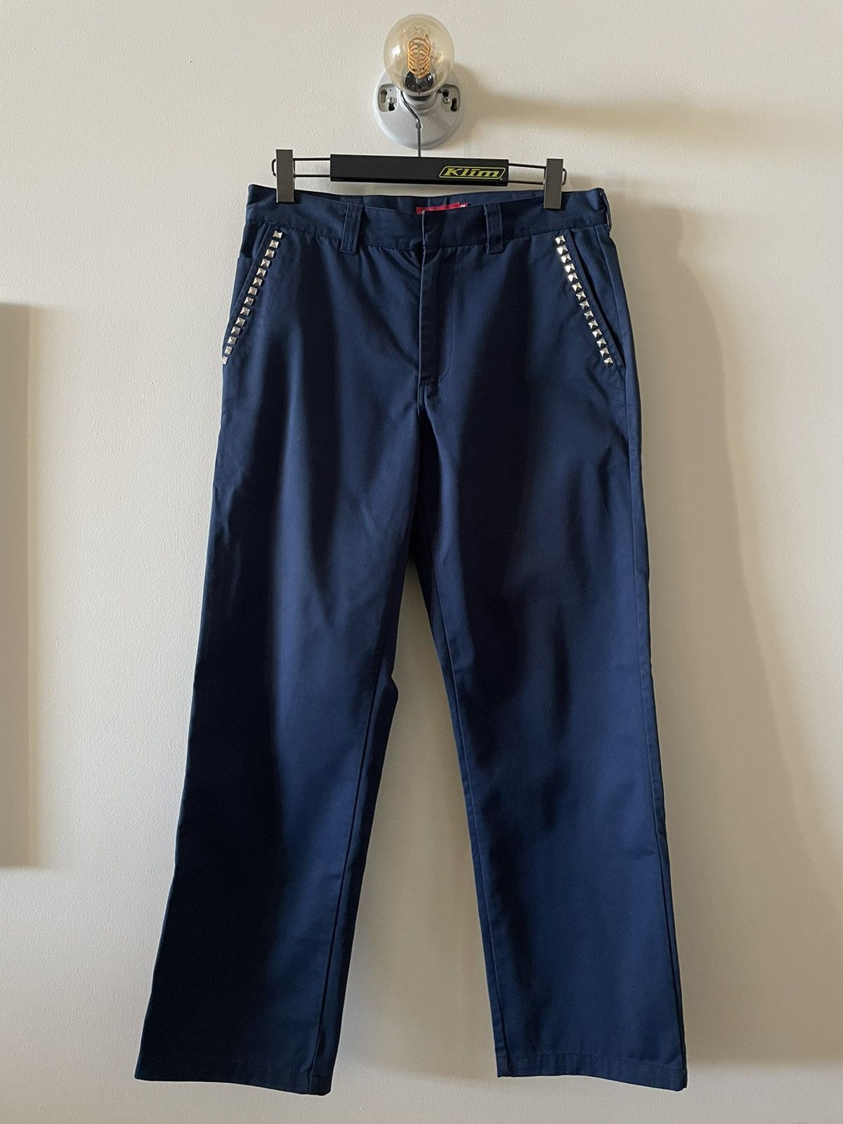 大人気の 20fw supreme Studded ネイビー30 Pant Work ワークパンツ