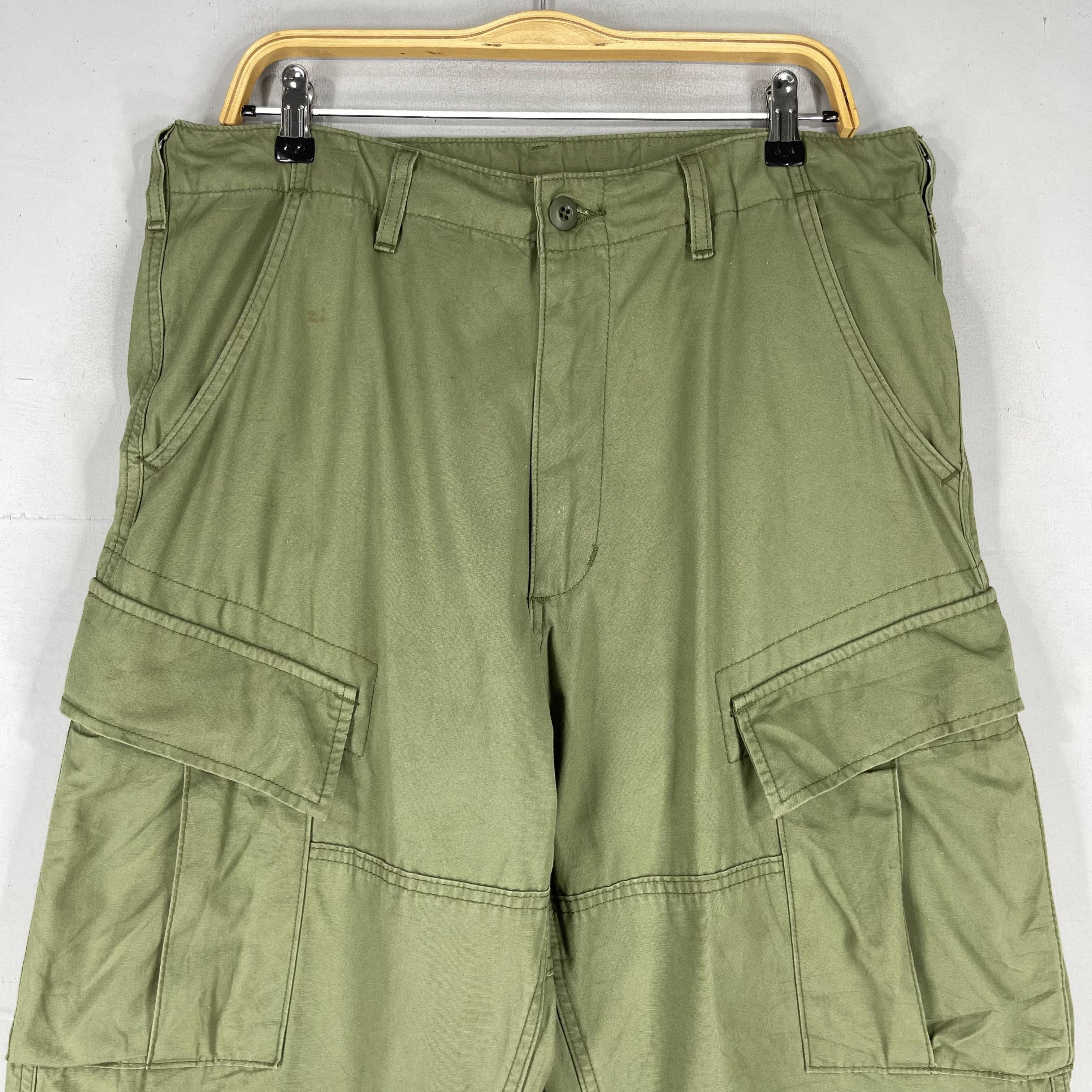 Alpha Industries × Vintage Vintage Alpha Industries Parachute Baggy Style Cargo Pant Size US 35 - 2 Thumbnail