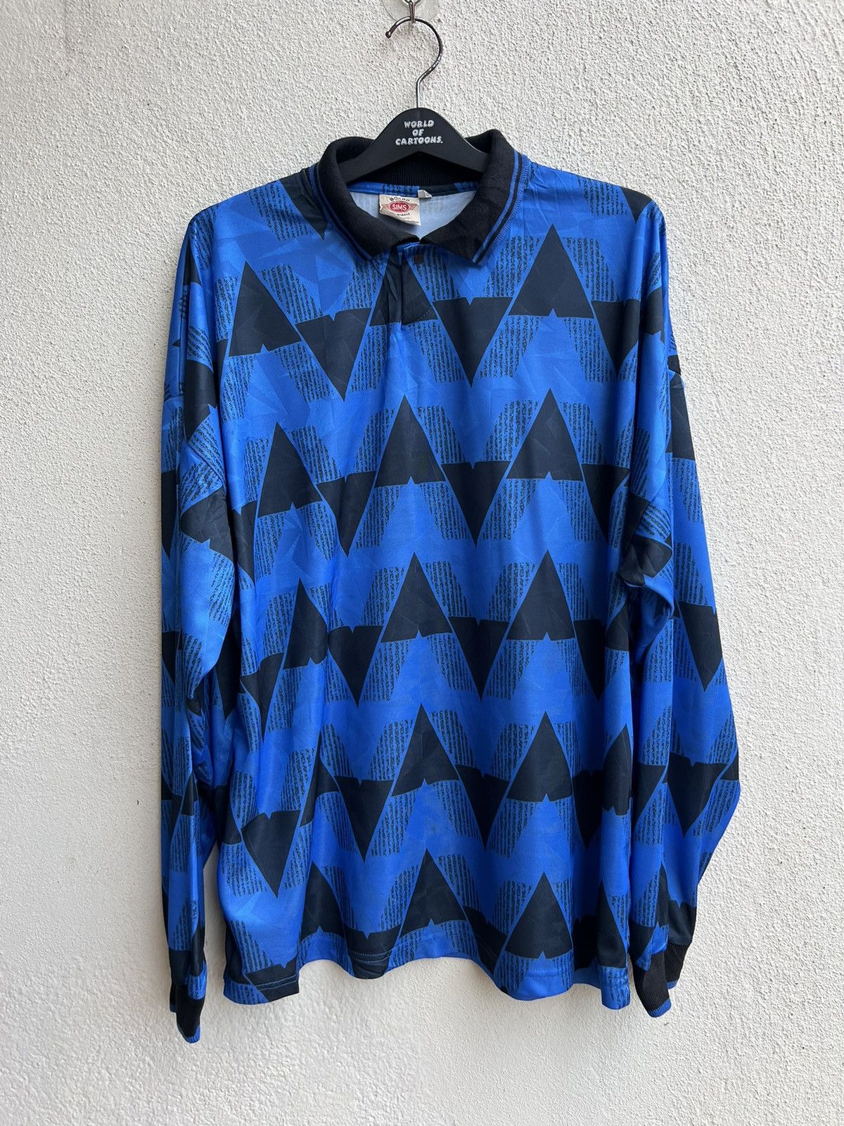 Vintage RARE! 90s SIMS Board Company Jersey Shirt Size US XL / EU 56 / 4 - 22 Thumbnail
