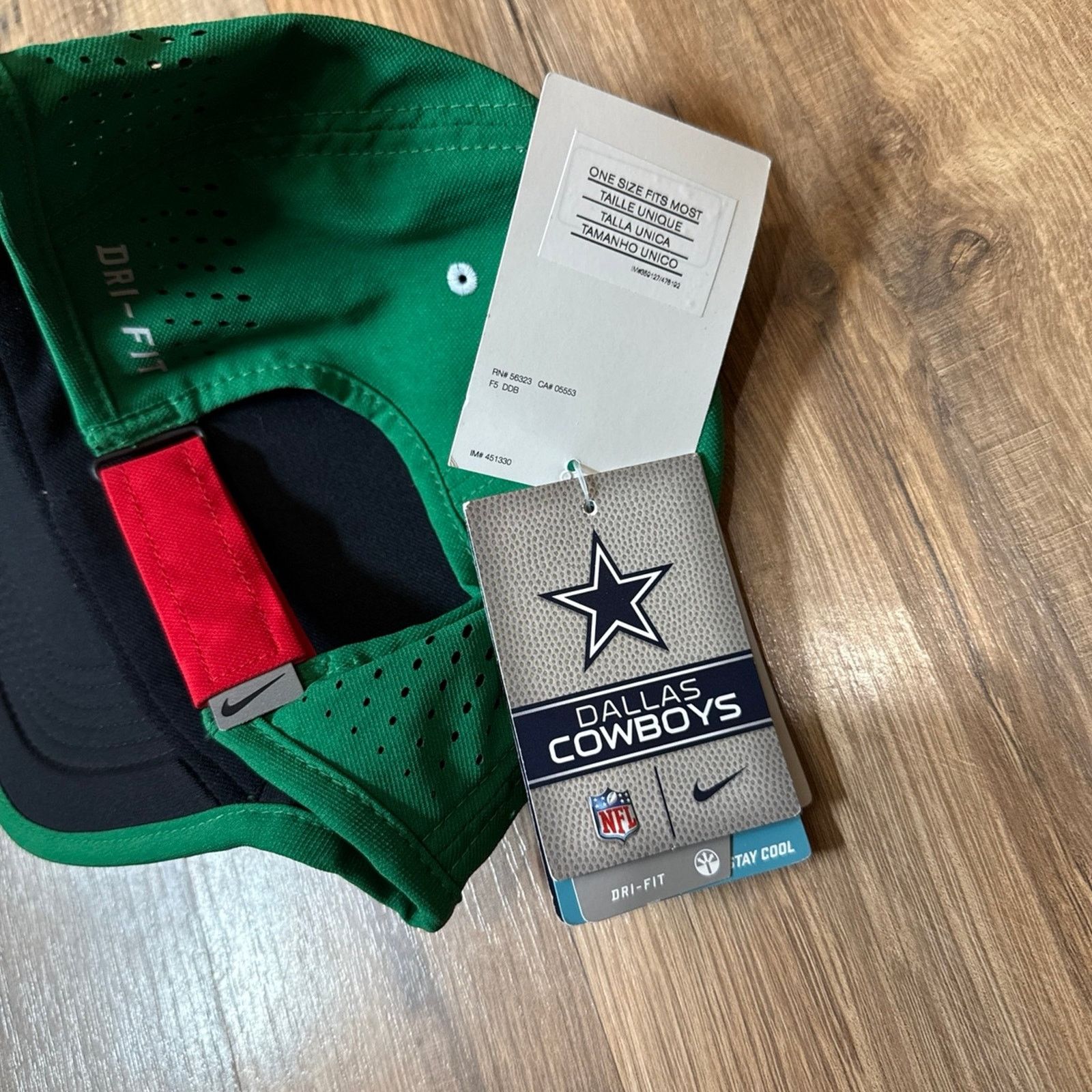 Nike 2013 Nike Dallas Cowboys Legacy 91 Dri-Fit 6 Panel Hat Size ONE SIZE - 5 Thumbnail