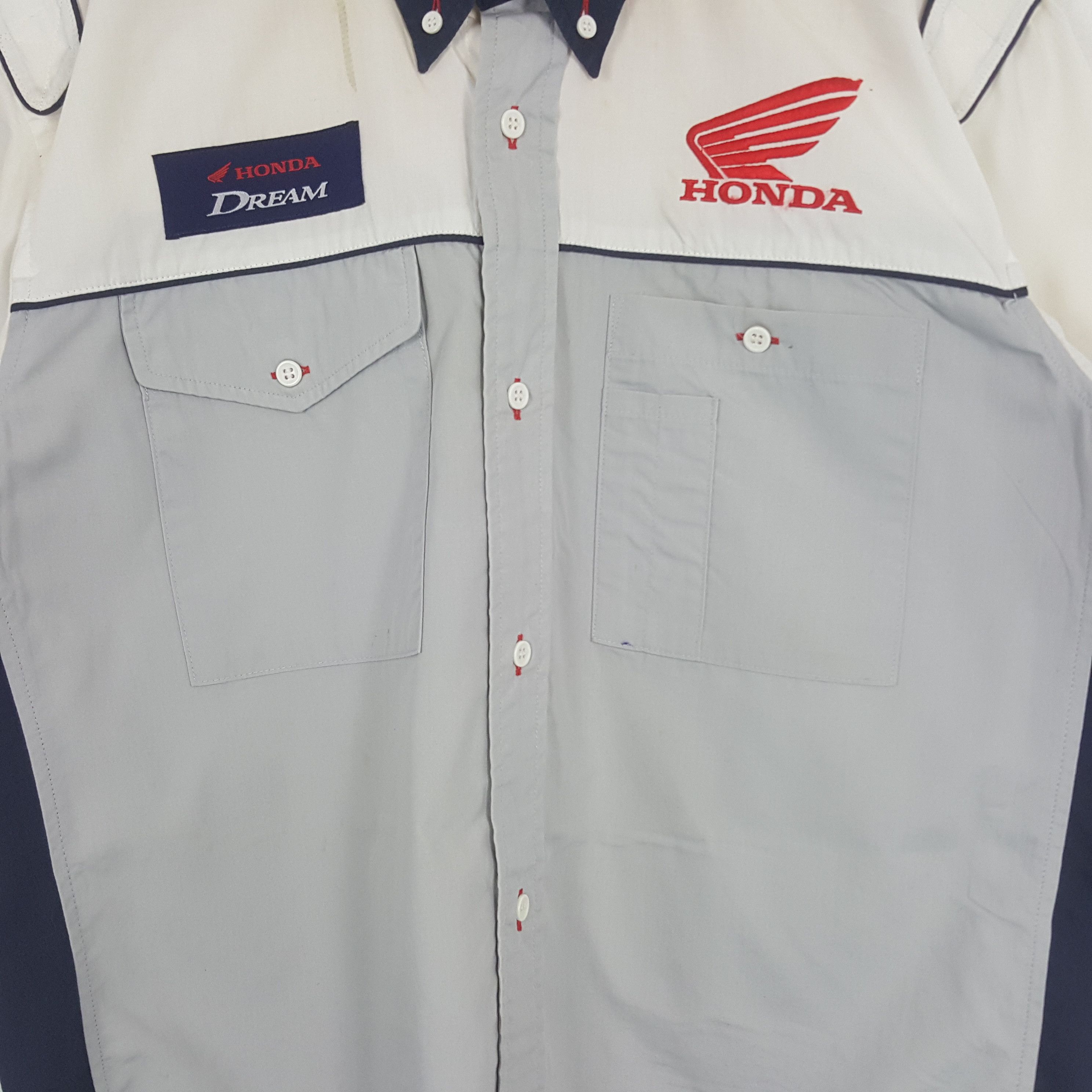Honda Vintage Honda Japanese Racing Team Shirt Jacket C267N66 Size US L / EU 52-54 / 3 - 4 Thumbnail