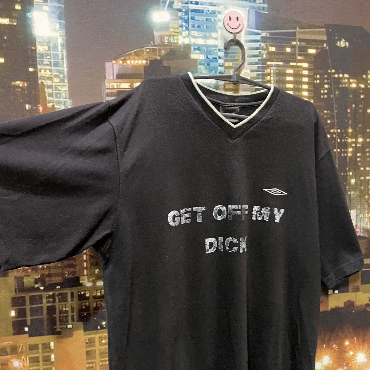 Umbro VINTAGE 90S UMBRO x GET OFF MY DICK PENIS FUNNY PORNO XXX Size US XL / EU 56 / 4 - 4 Thumbnail