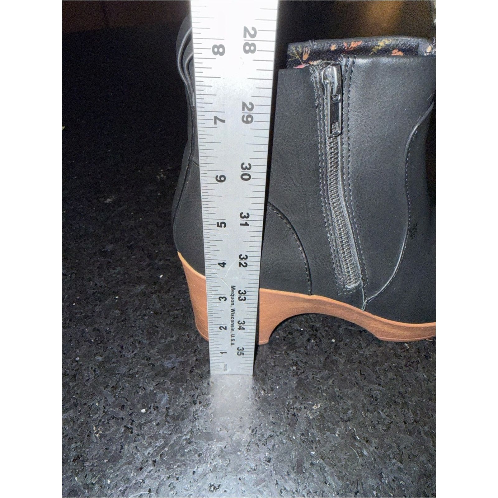 Boc BOC Blakelynn Platform Wedge Zip Ankle Black Booties SZ 9 Size US 9 / IT 39 - 10 Thumbnail