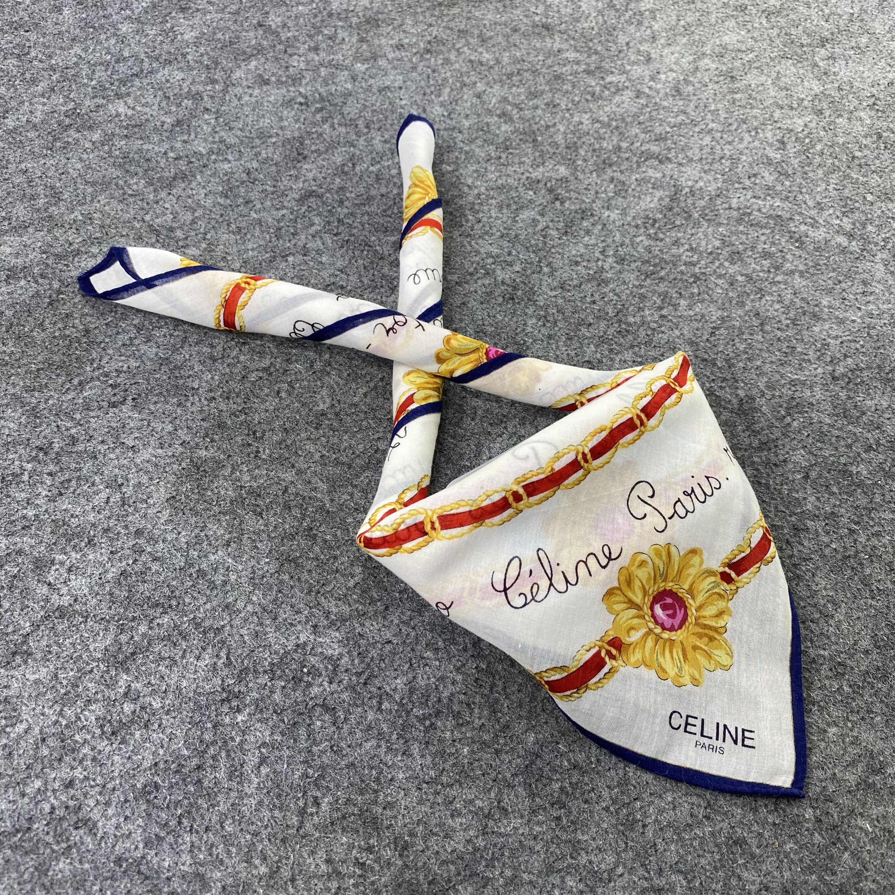 Celine Celine Handkerchief / Bandana / Neckerchief-B1523 Size ONE SIZE - 1 Thumbnail