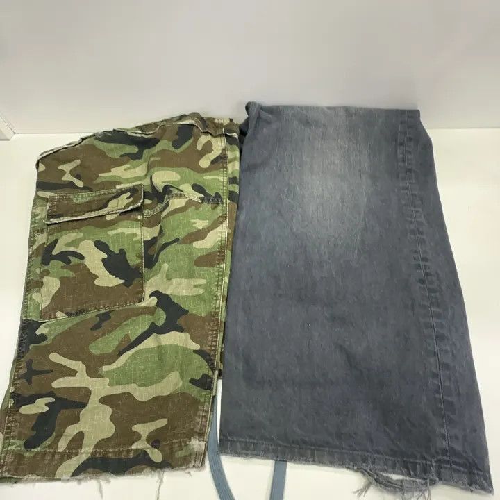 Balenciaga Balenciaga SS24 Vintage Camouflage Denim Pants 0079-2507 Size US 32 / EU 48 - 9 Thumbnail