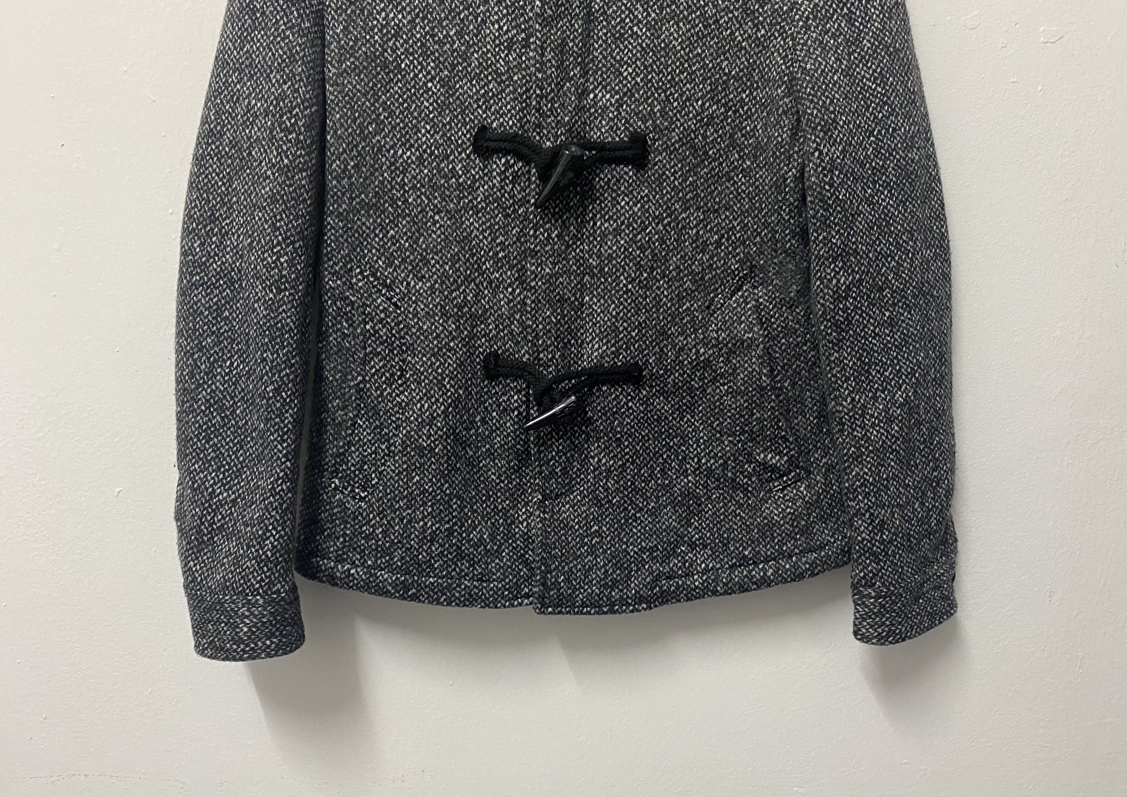 Takeo Kikuchi TAKEO KIKUCHI Wool Blend Herringbone Duffle Coat Jacket Size US S / EU 44-46 / 1 - 4 Thumbnail