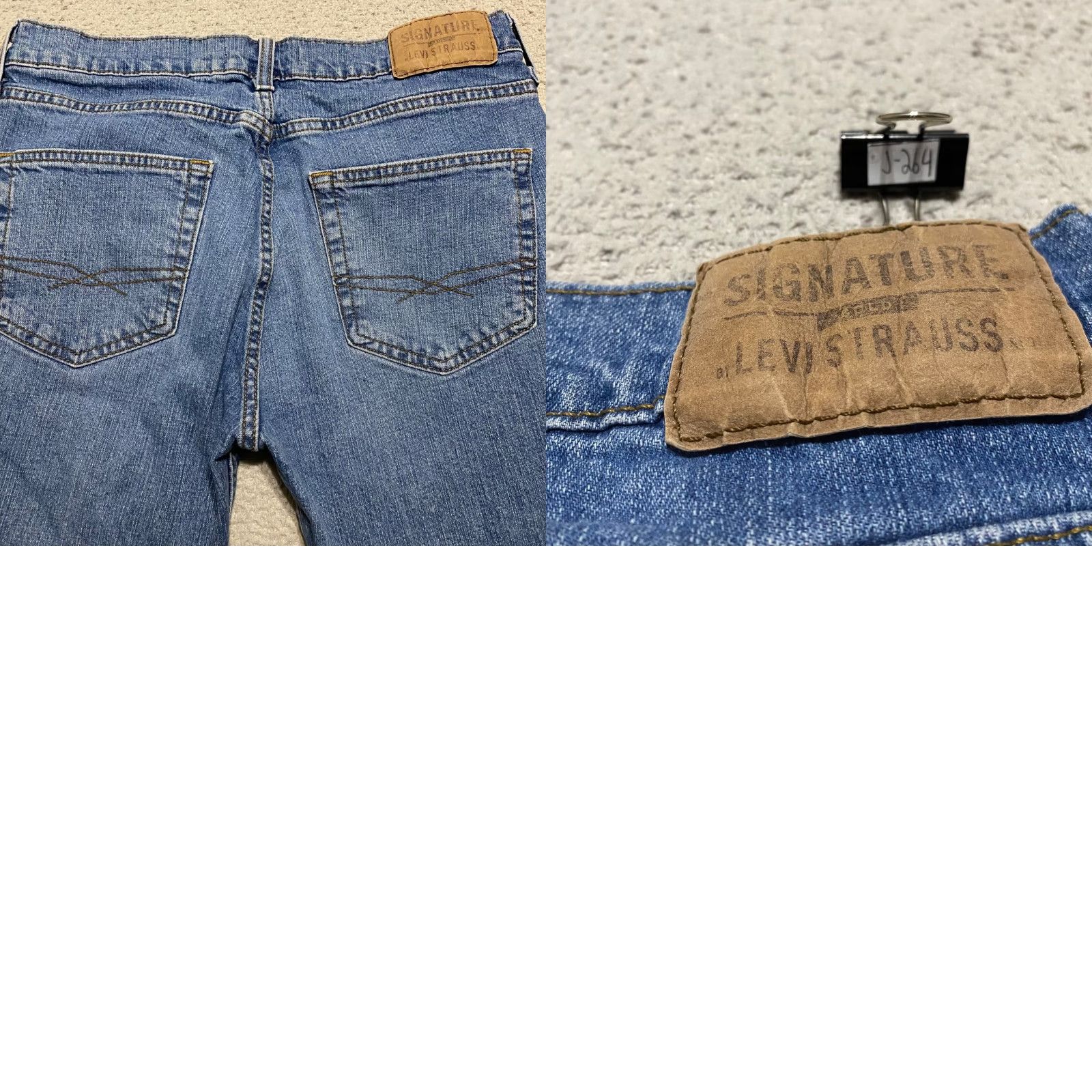 Levi's Levi's Signature Mens Jeans Blue Denim Medium Wash Straight Mid Rise 32x32 5-Pocket Regular Waist Size US 32 / EU 48 - 9 Thumbnail