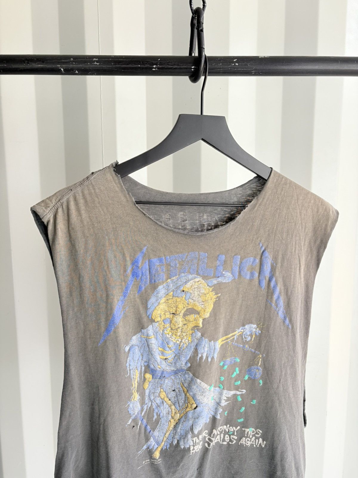 Band Tees Thrashed Metallica Distressed Faded Shirt ERD Grunge Size US L / EU 52-54 / 3 - 3 Thumbnail