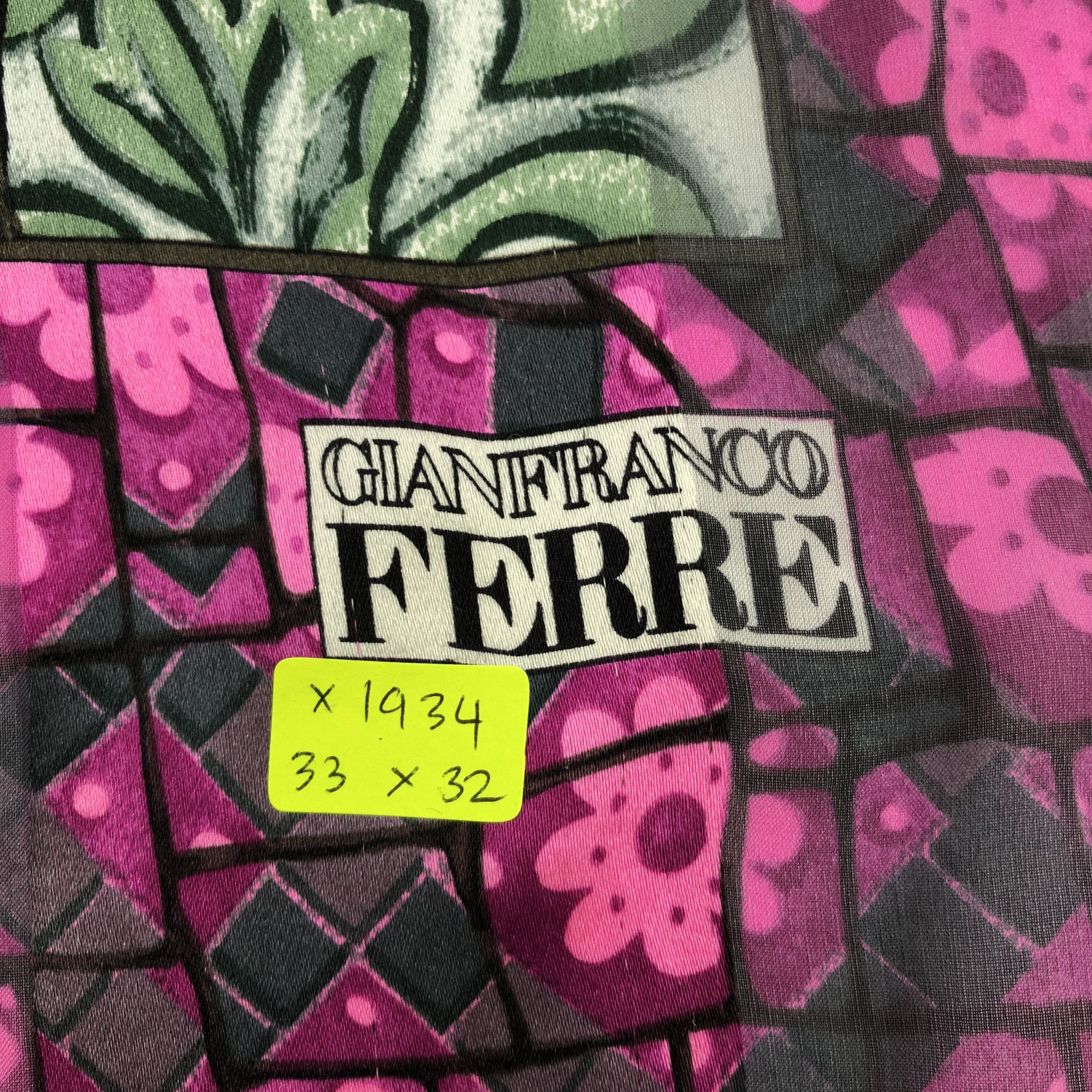 Gianfranco Ferre Vintage Gianfranco Ferre Silk Scarf Size ONE SIZE - 7 Thumbnail