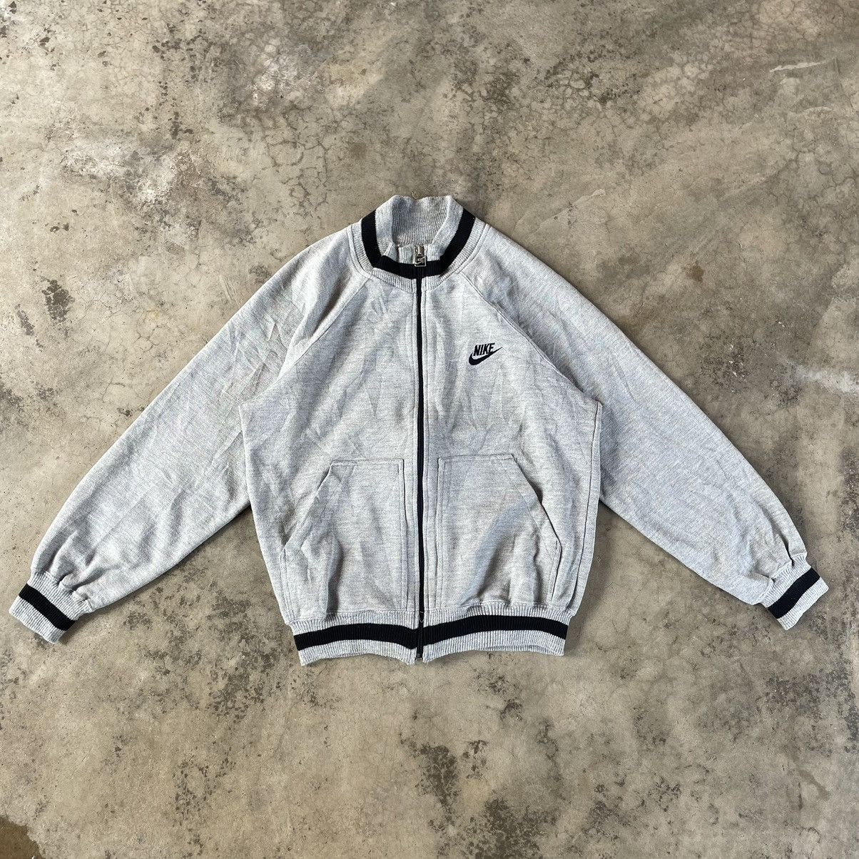 Japanese Brand × Nike × Vintage 🔥🔥Vintage Nike Mini Swoosh Logo Full Zipper Sweater Jacket Size US S / EU 44-46 / 1 - 1 Thumbnail