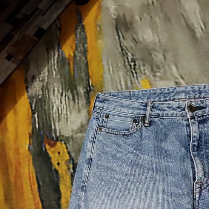 Jean × Vintage VINTAGE COTE D' IVOIRE LIGHT BLUE JEANS PANTS Size US 31 - 4 Thumbnail