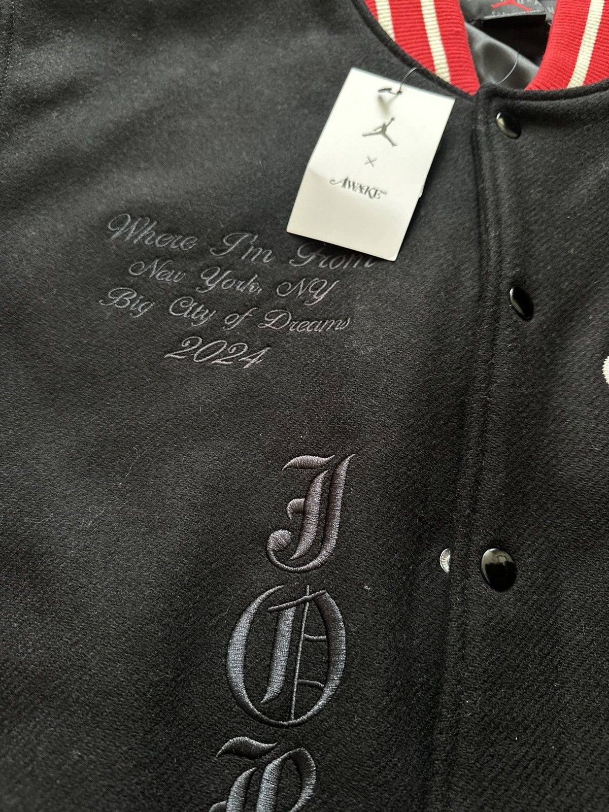 Awake NY × Jordan Brand Jordan x Awake NY Varsity Jacket Size US L / EU 52-54 / 3 - 3 Thumbnail