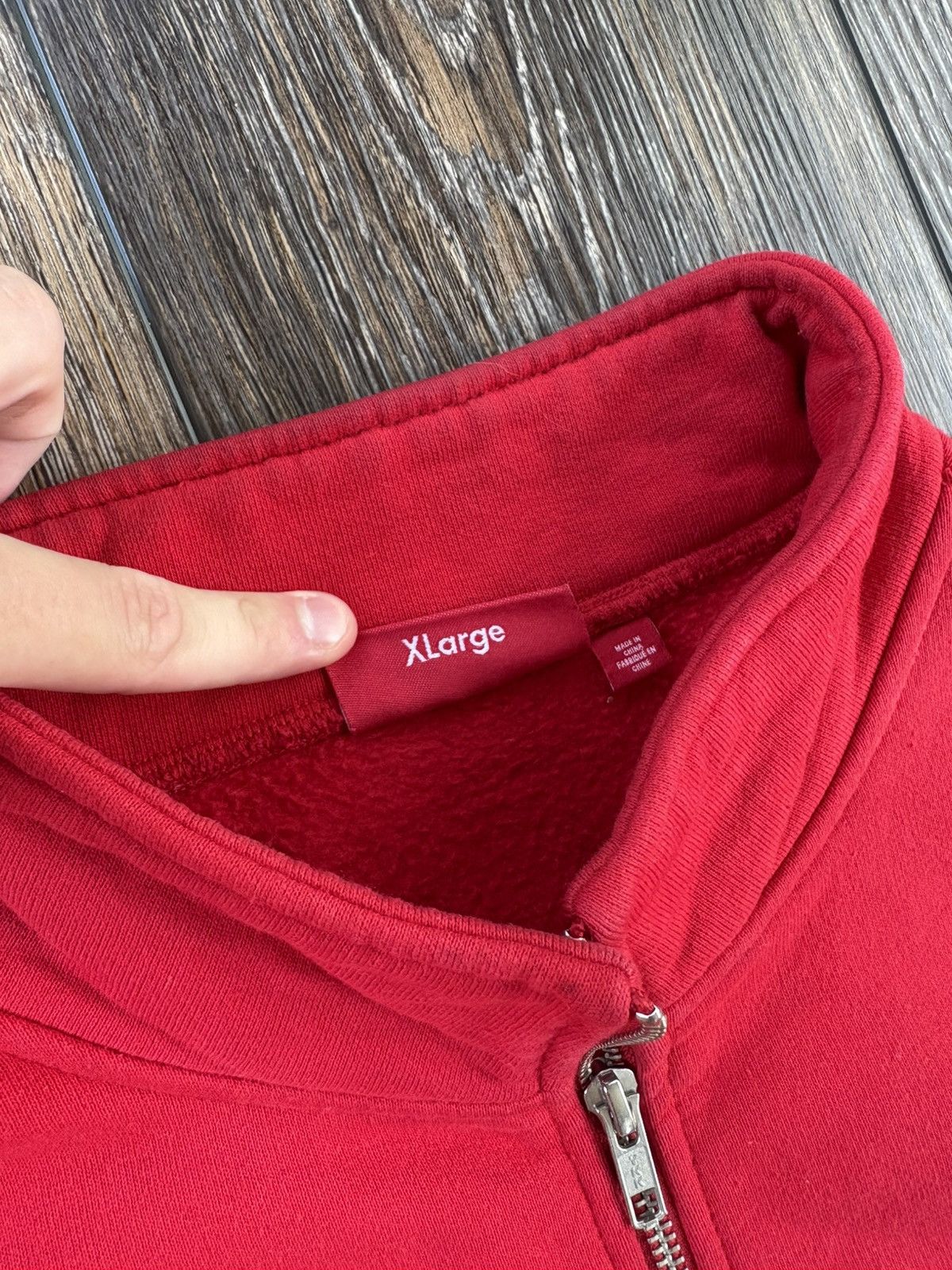 Supreme Supreme Cargo Pocket Zip Up Sweatshirt FW23 Red | Grailed