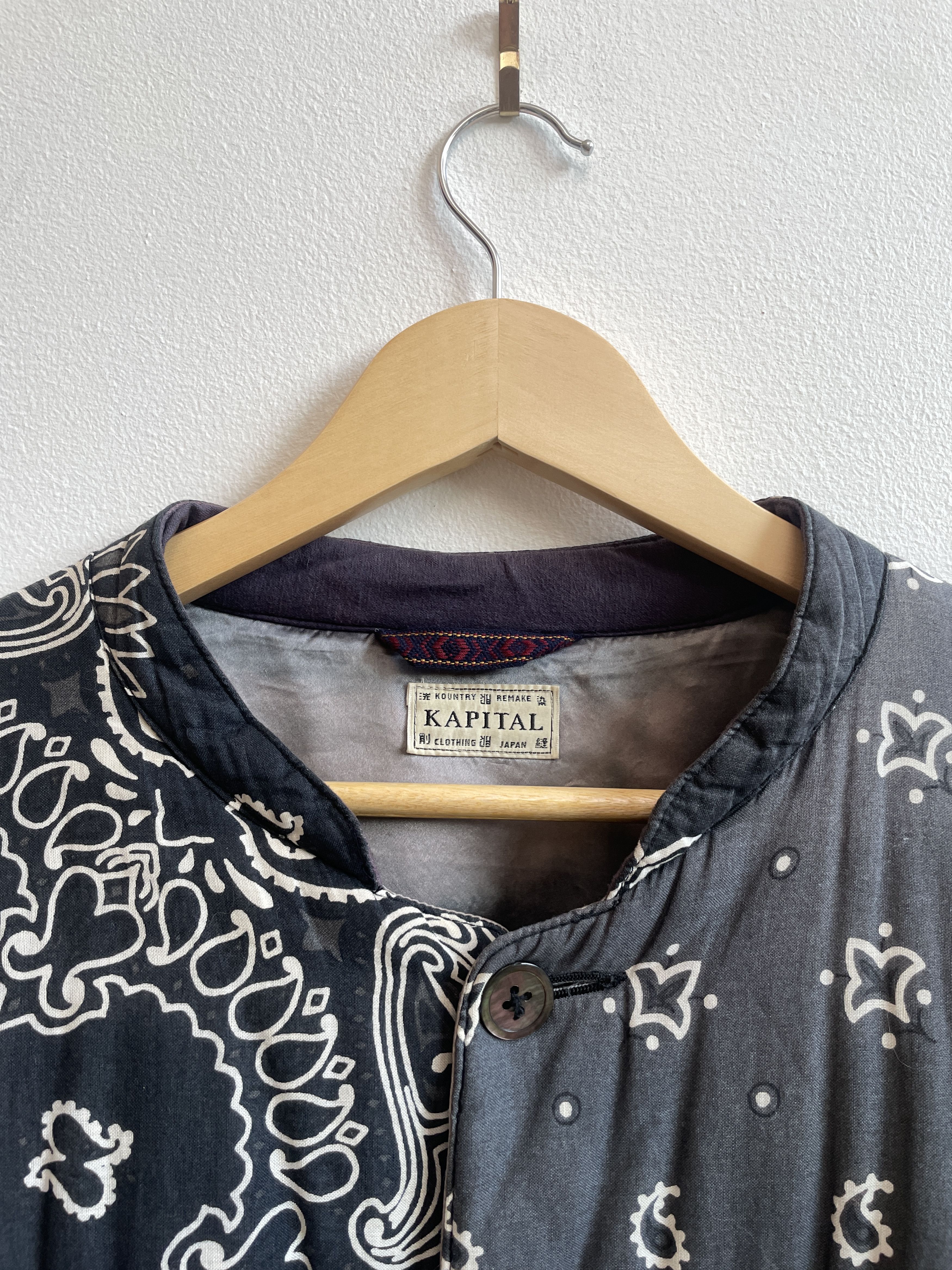 Kapital Kountry Bandana Patchwork Quilted Blouson Jacket Size US XL / EU 56 / 4 - 2 Thumbnail