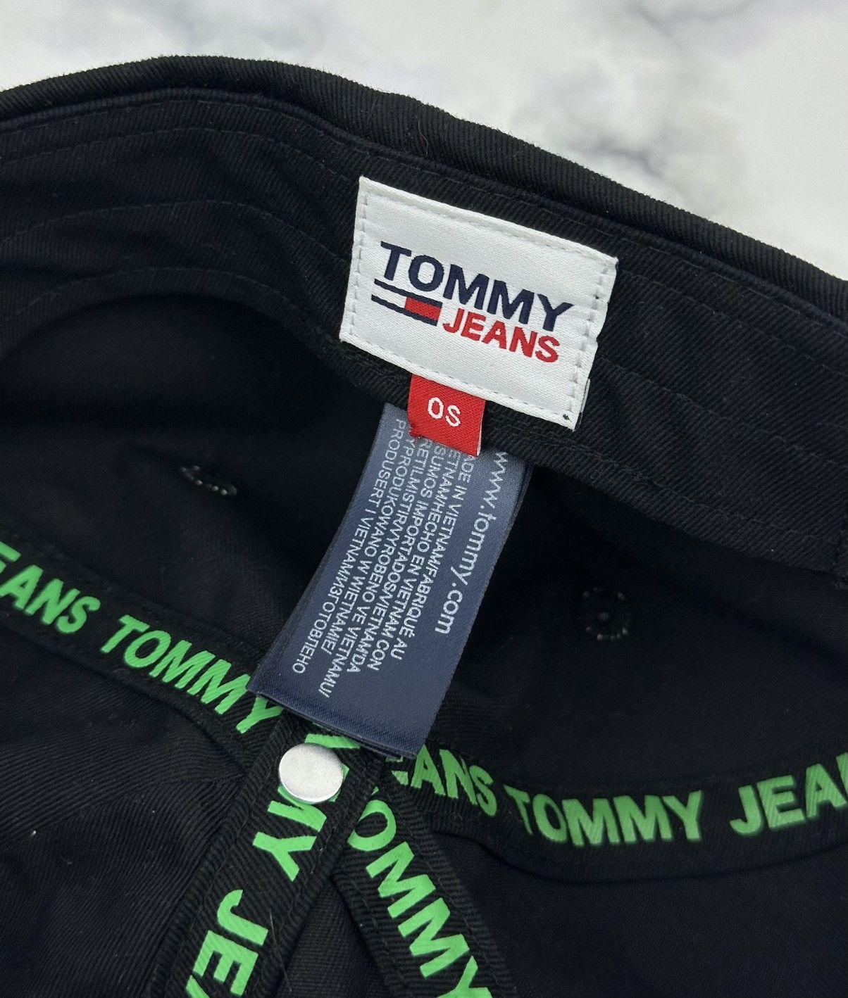 Tommy Hilfiger Tommy Jeans Classic Logo Baseball Cap - Black One Size Size ONE SIZE - 6 Thumbnail