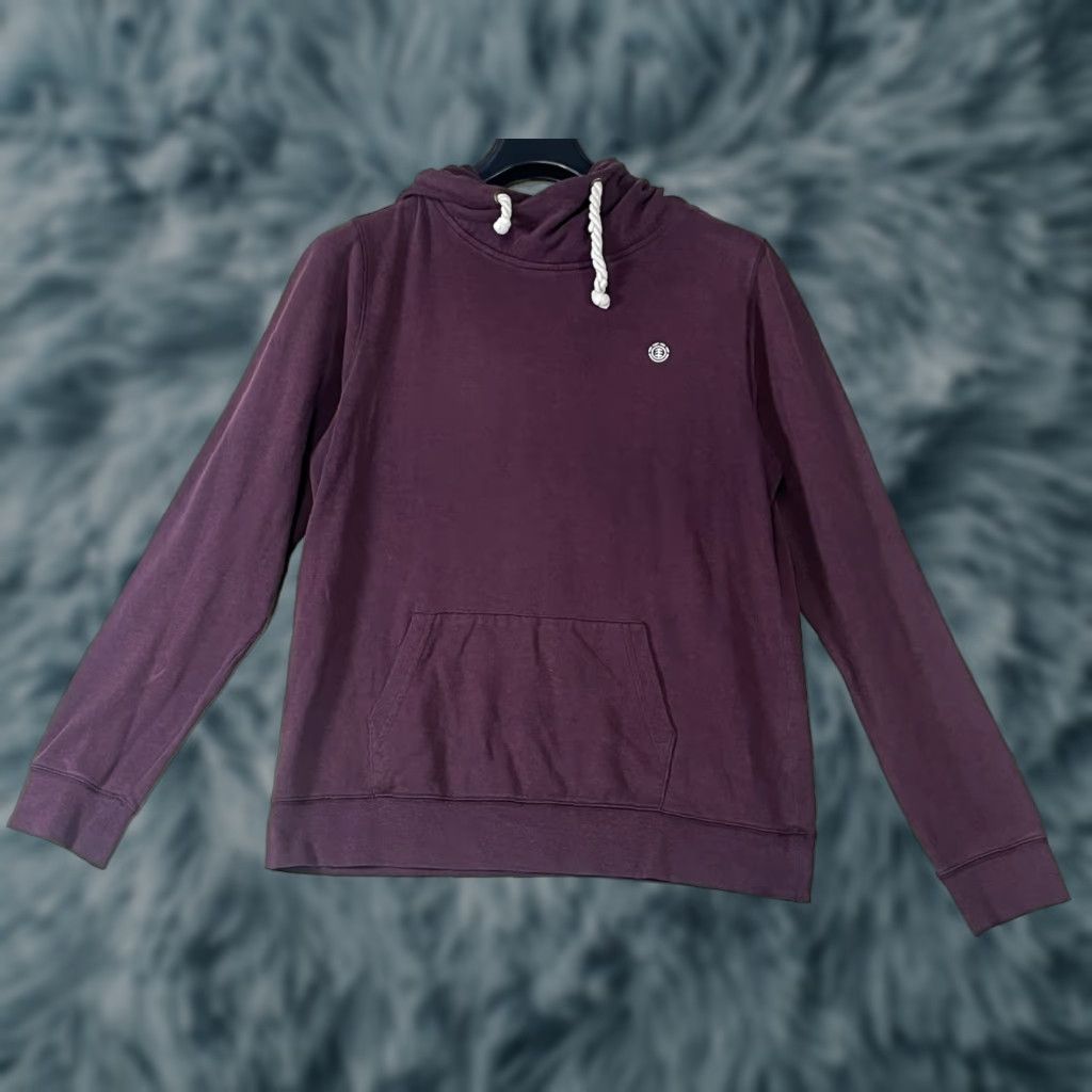 Element VINTAGE ELEMENT BURGUNDY Cross Neck Pullover Hoodie Men L Shirt? Size US L / EU 52-54 / 3 - 1 Thumbnail