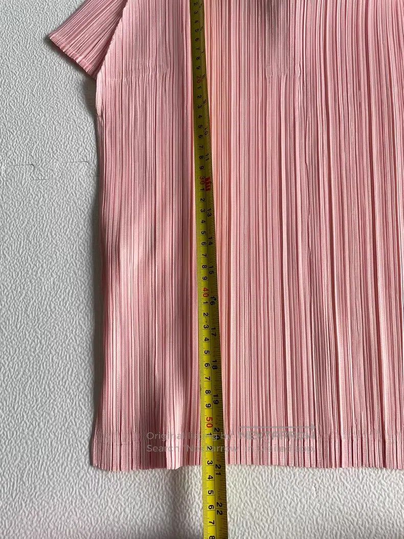 Issey Miyake Issey Miyake Cherry Blossom Pink Short Sleeve Shirt Size L / US 10 / IT 46 - 5 Thumbnail
